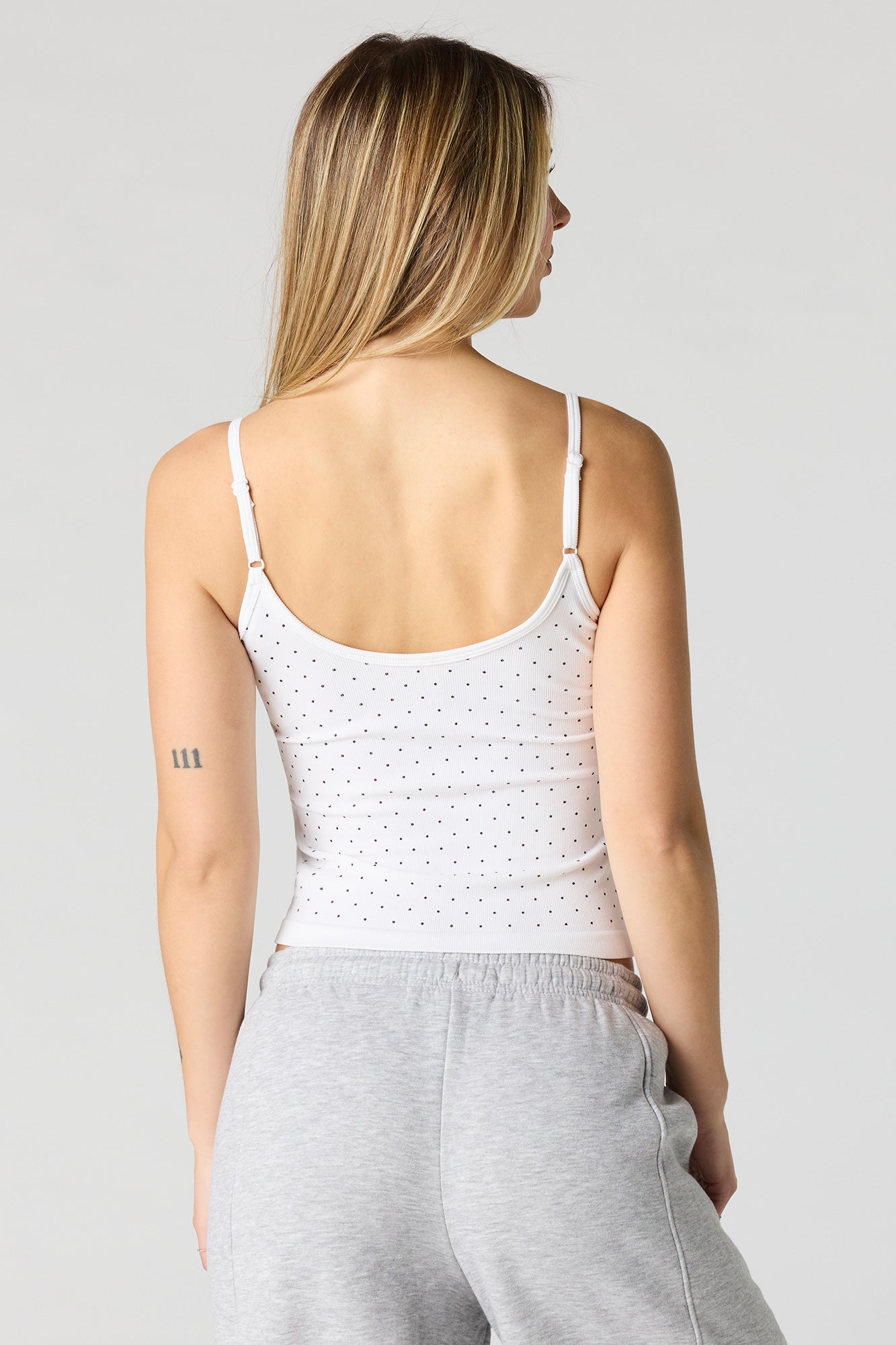 Braless Seamless Ribbed V-Neck Cami
