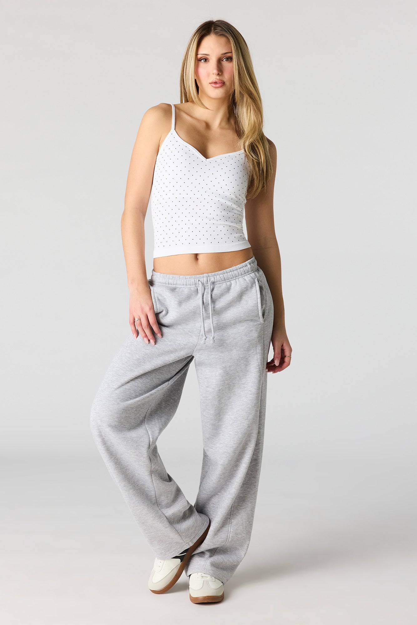 Braless Seamless Ribbed V-Neck Cami
