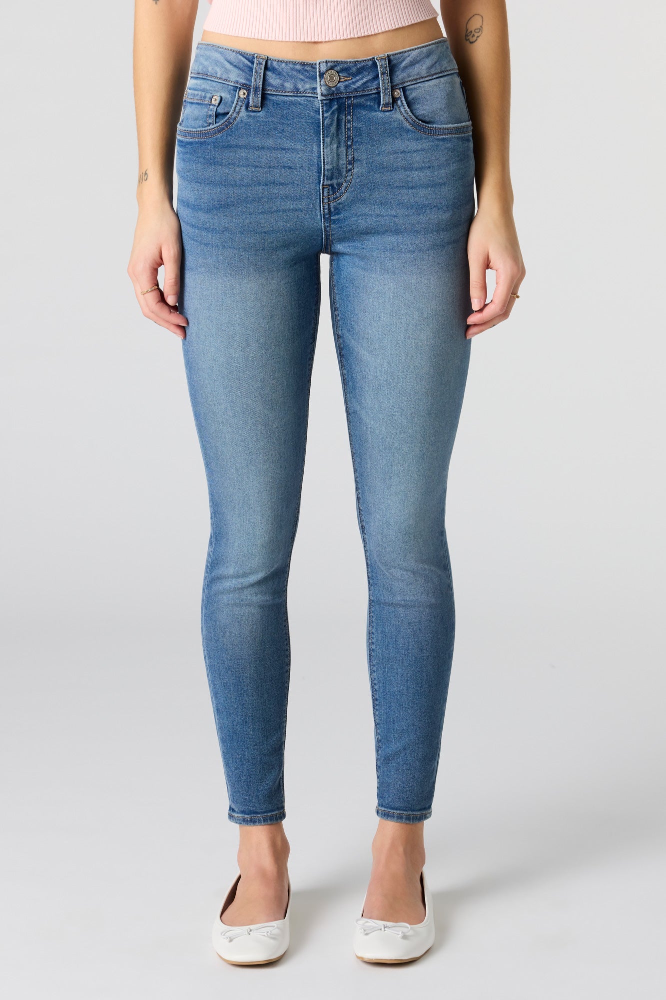 High Rise Skinny Medium Jean