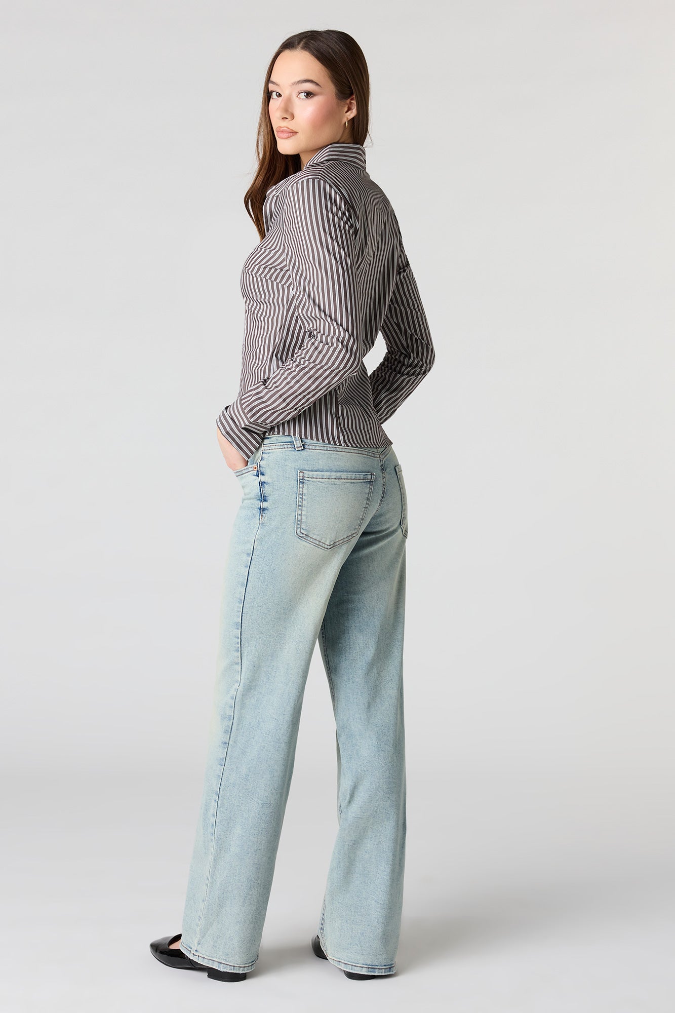 Stretch Low Rise Baggy Vintage Jean