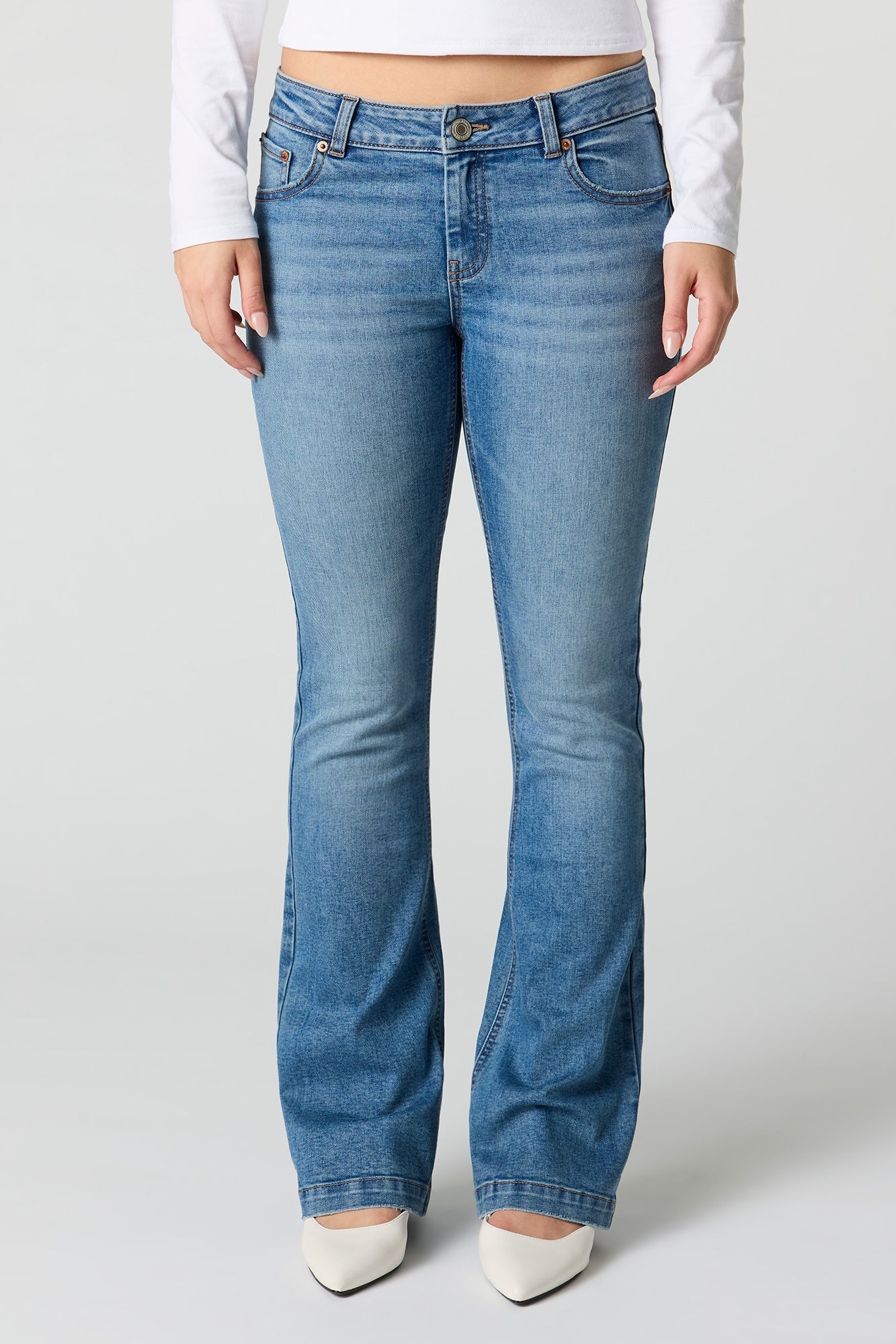 Low Rise Medium Flare Jean