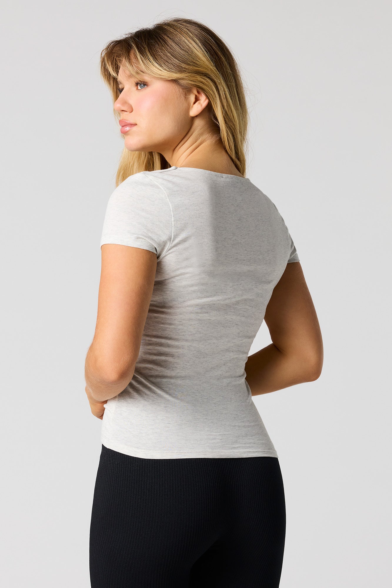Soft Contour Scoop Neck T-Shirt