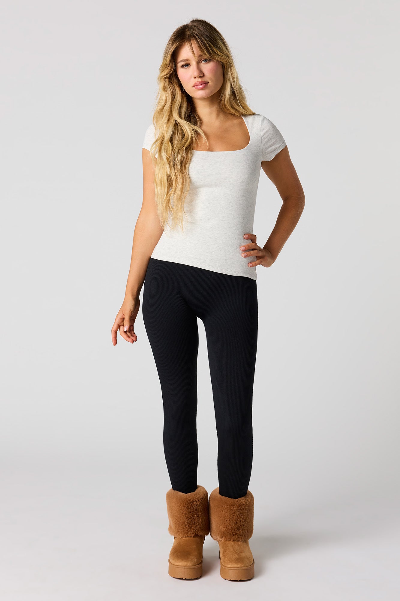 Soft Contour Scoop Neck T-Shirt