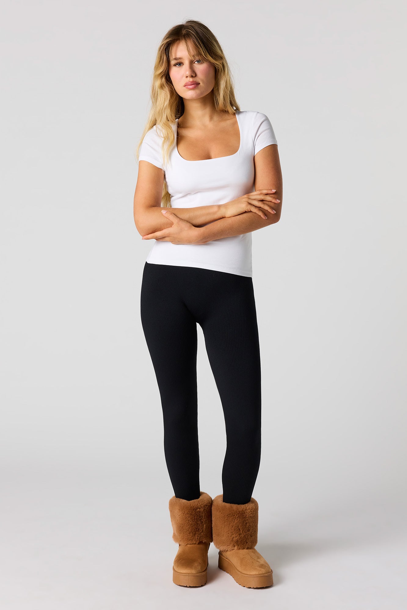 Soft Contour Scoop Neck T-Shirt