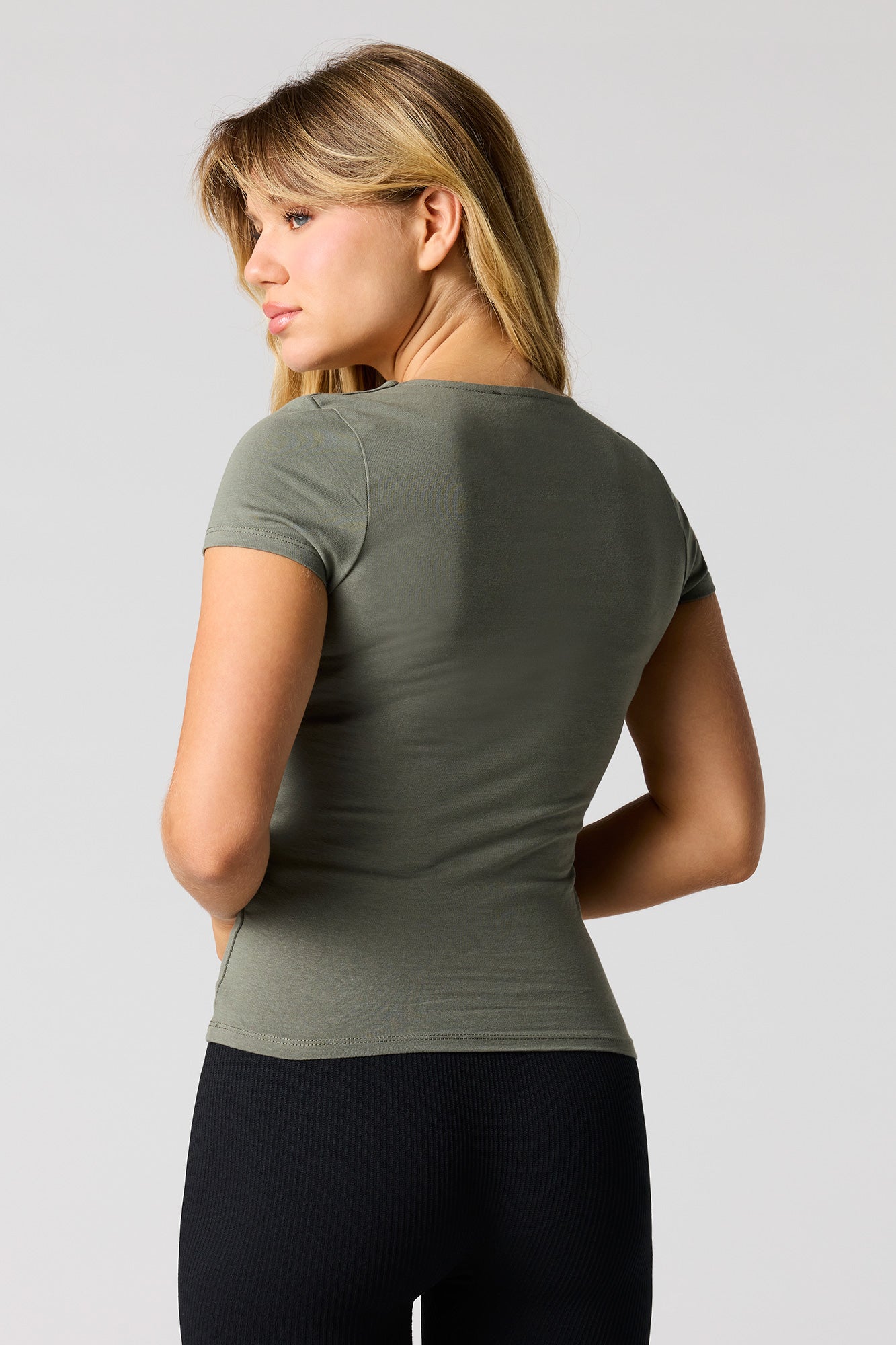 Soft Contour Scoop Neck T-Shirt