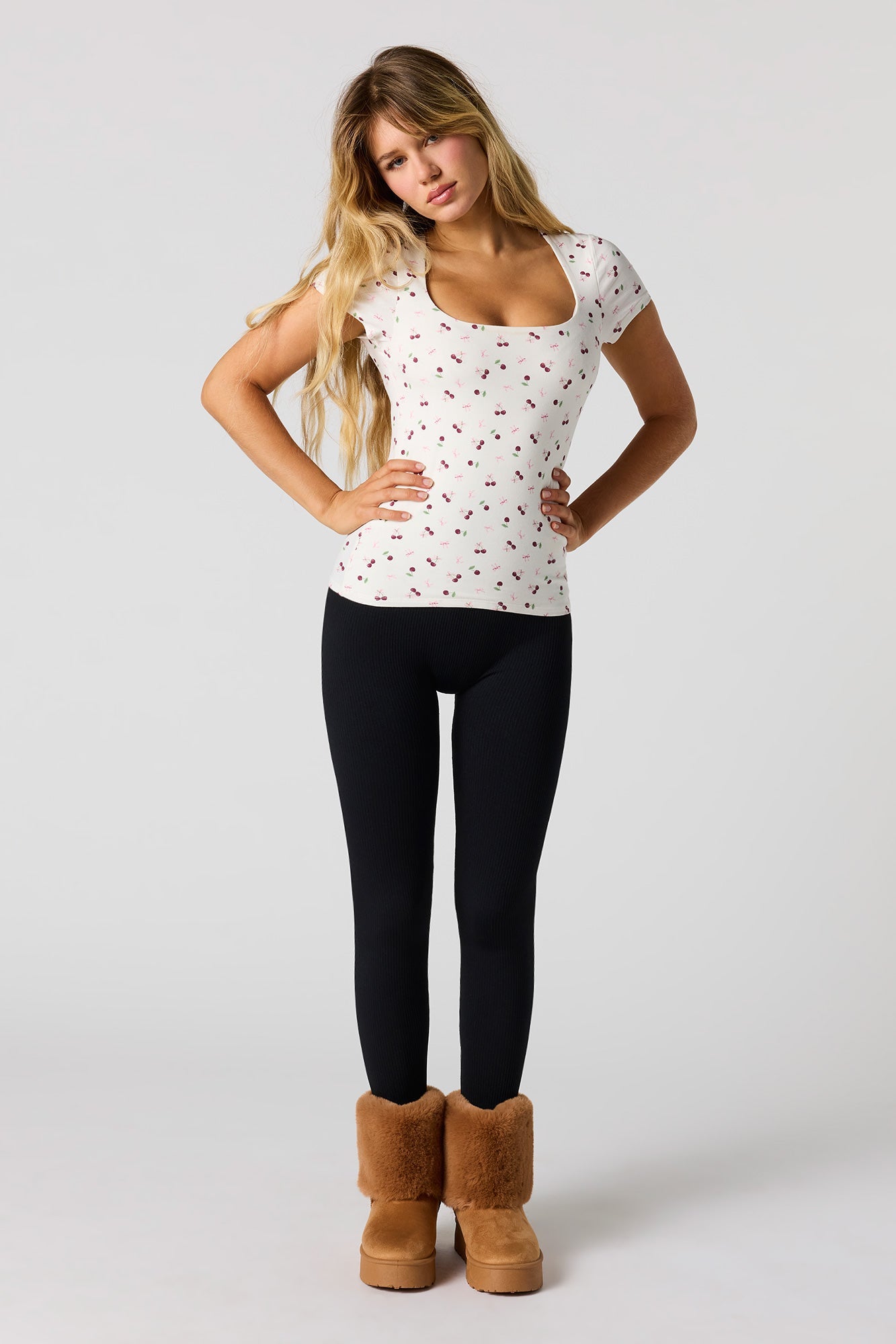 Soft Contour Scoop Neck T-Shirt