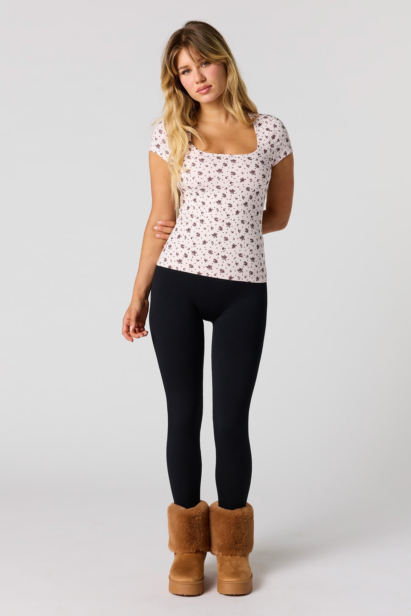 Soft Contour Scoop Neck T-Shirt