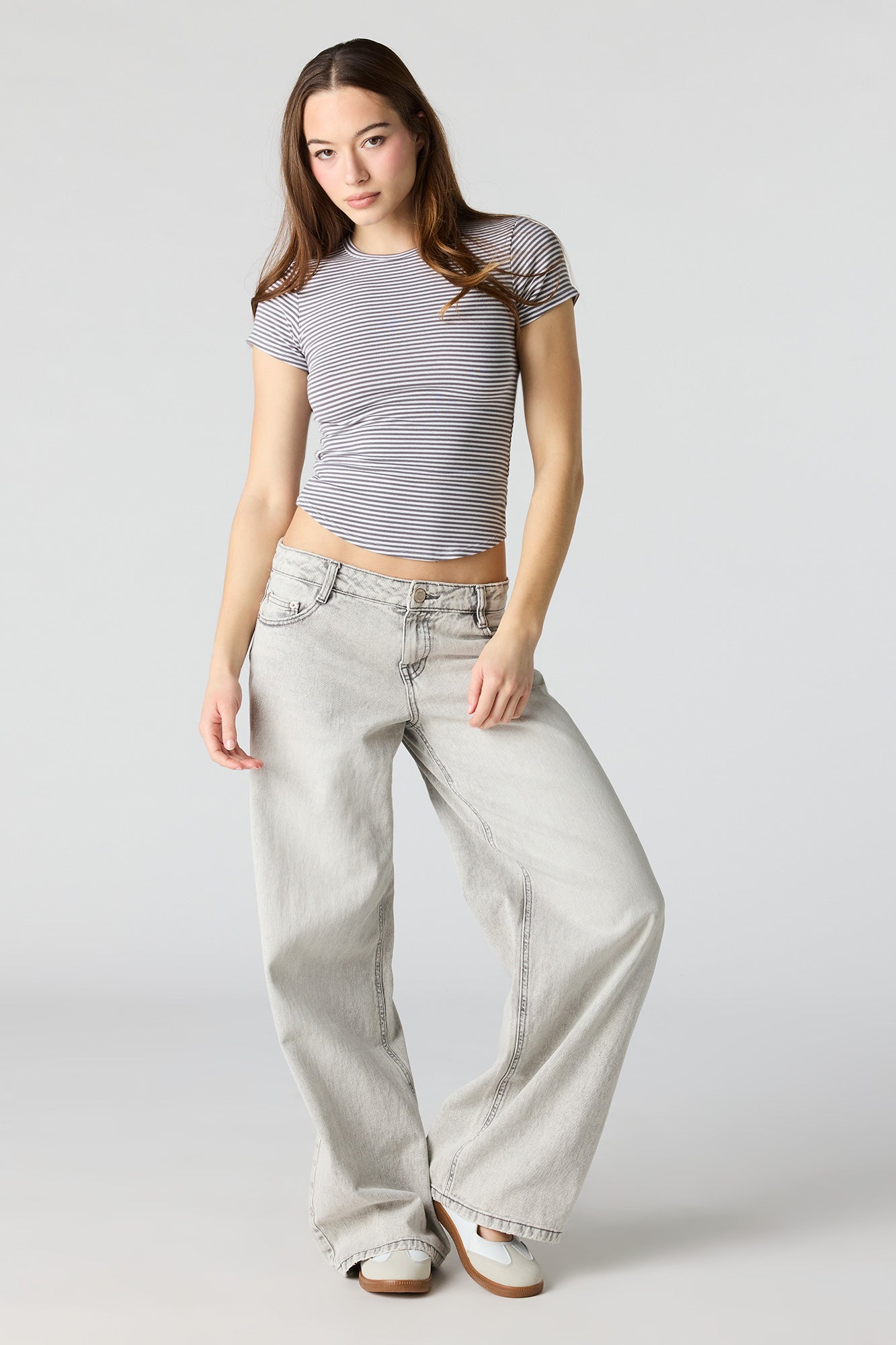 Curved Hem T-Shirt