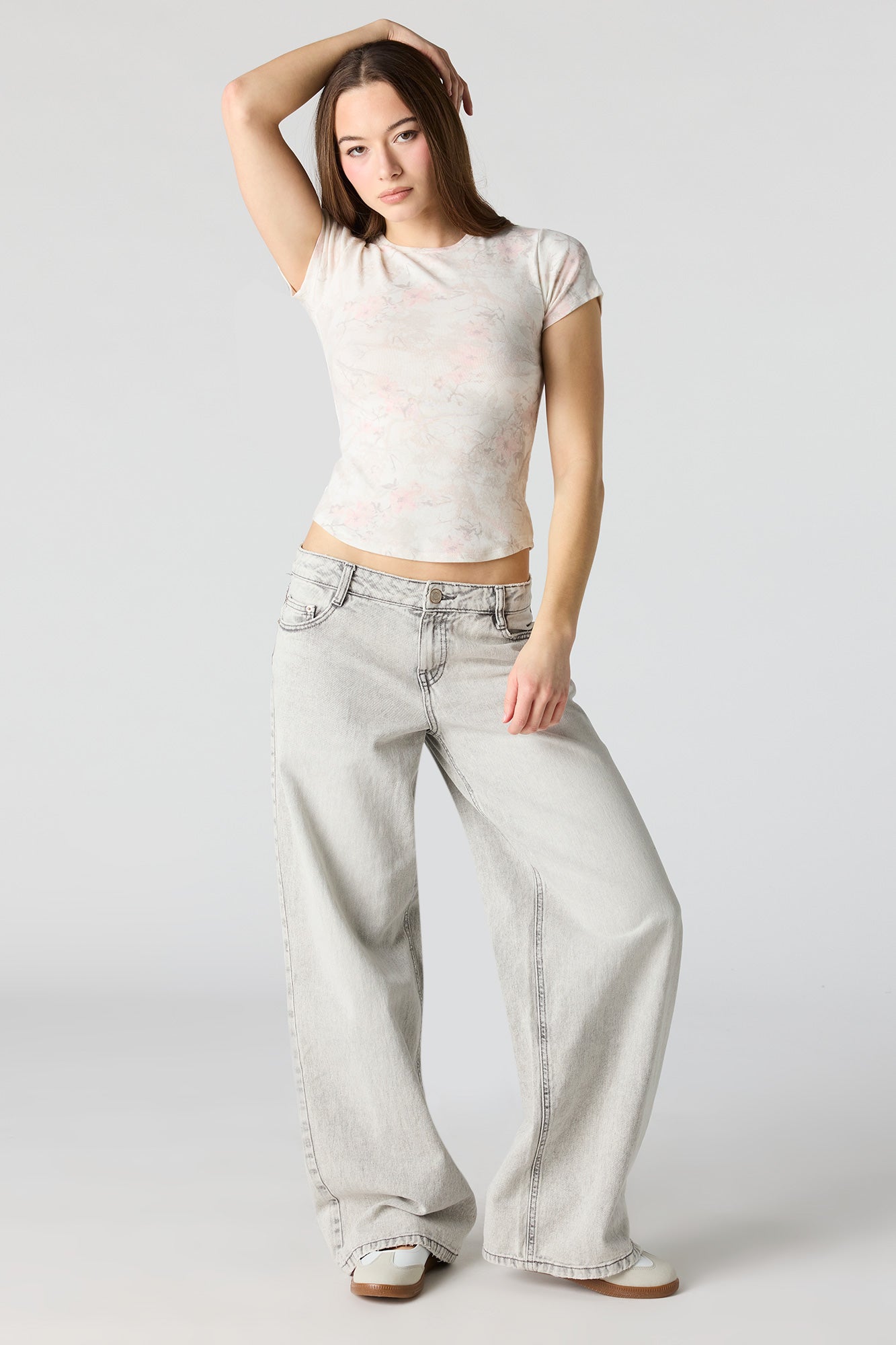 Curved Hem T-Shirt