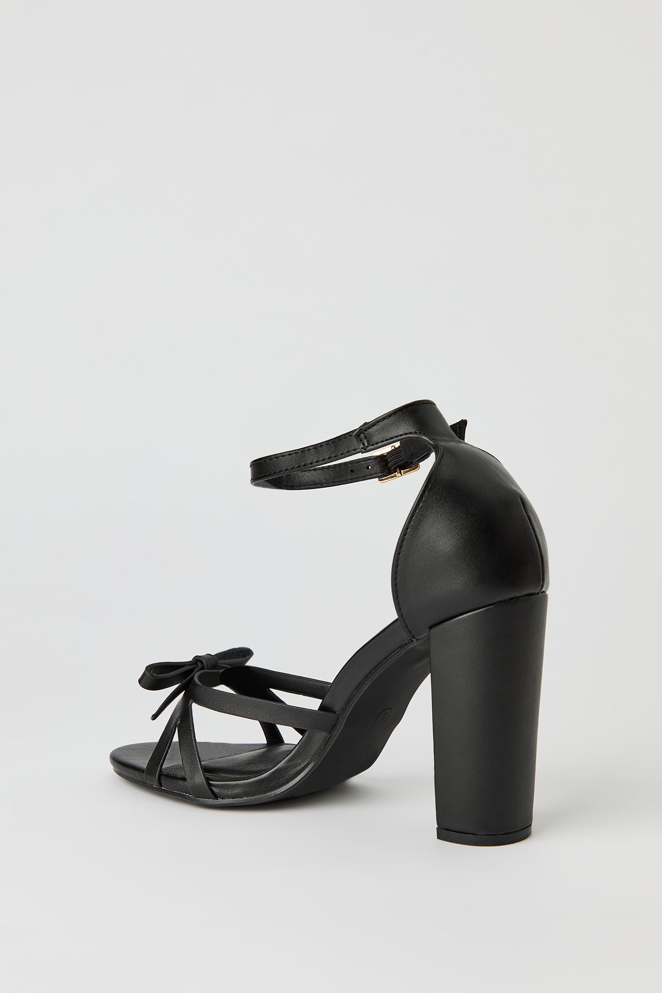Strappy Bow Ankle Strap High Heel