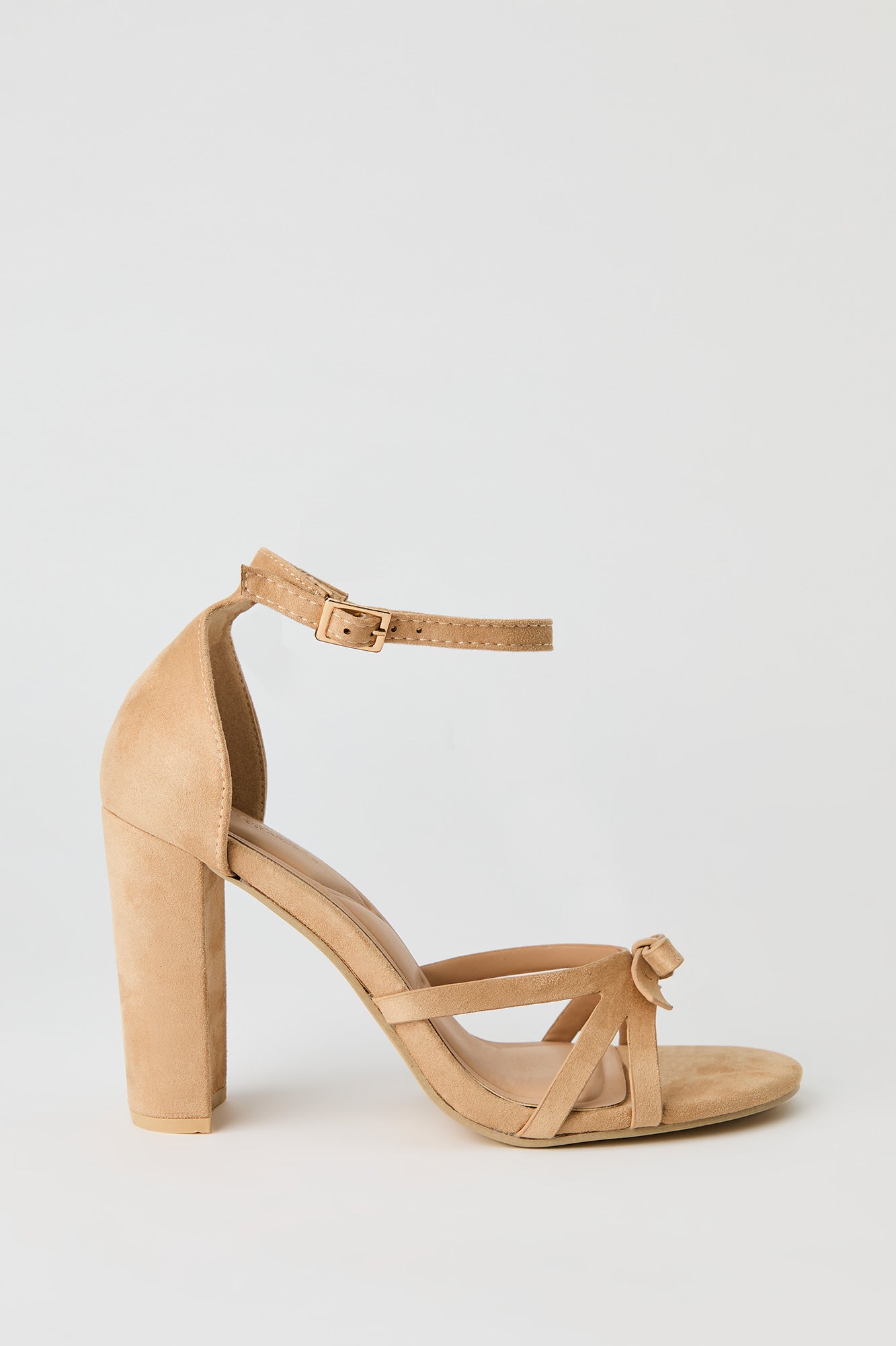 Strappy Bow Ankle Strap High Heel