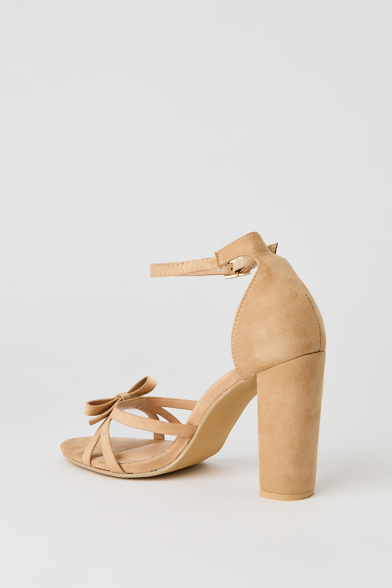 Strappy Bow Ankle Strap High Heel