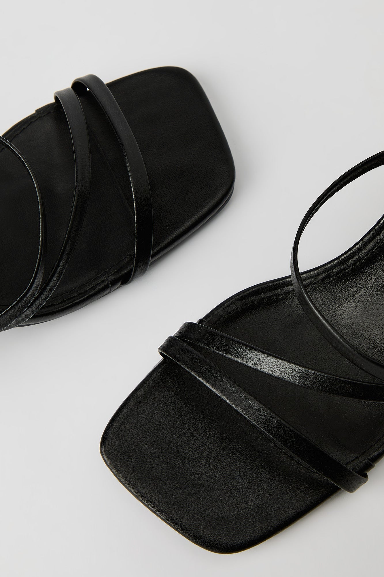 Strappy Ankle Strap Block Heel