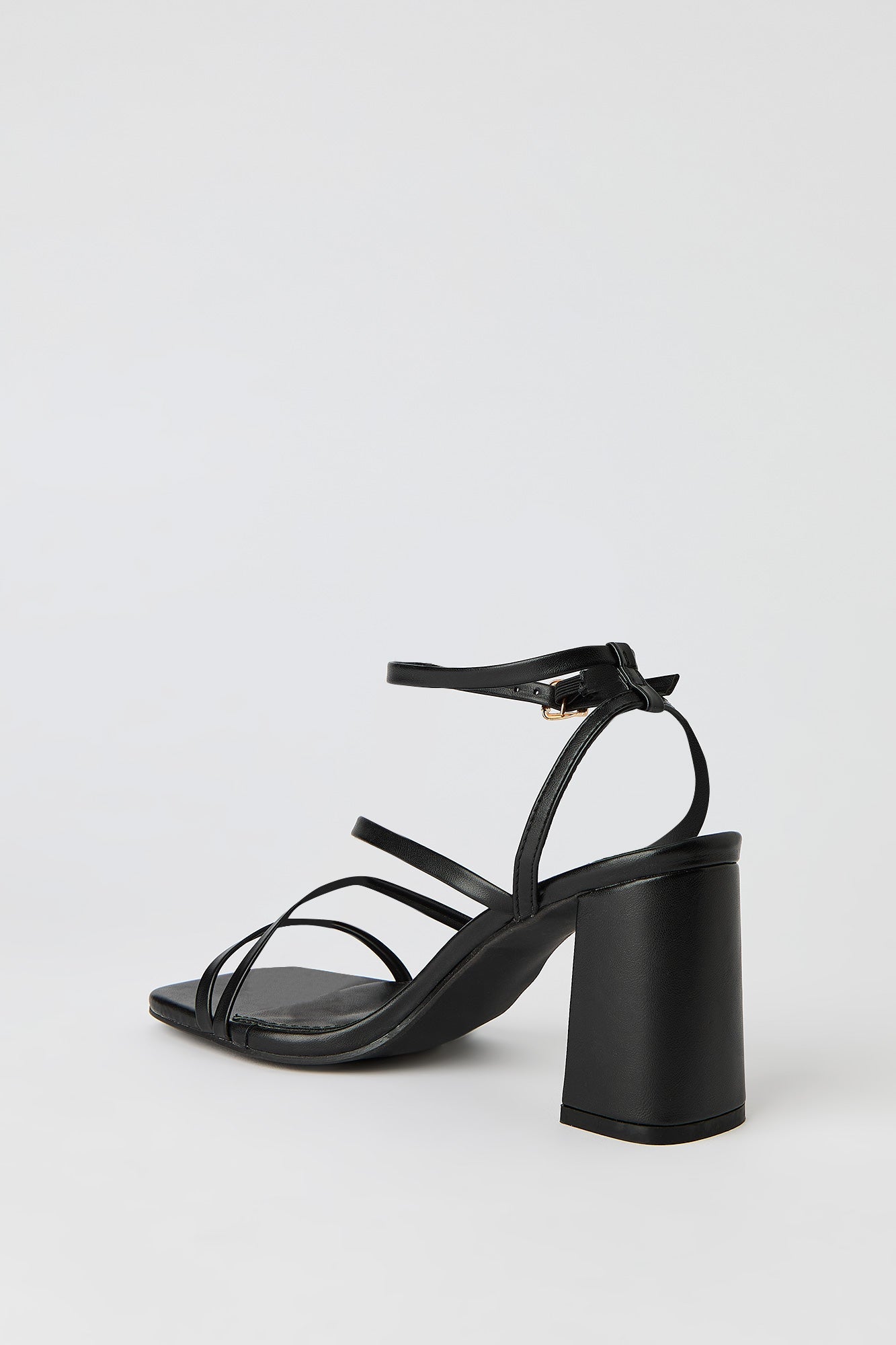Strappy Ankle Strap Block Heel