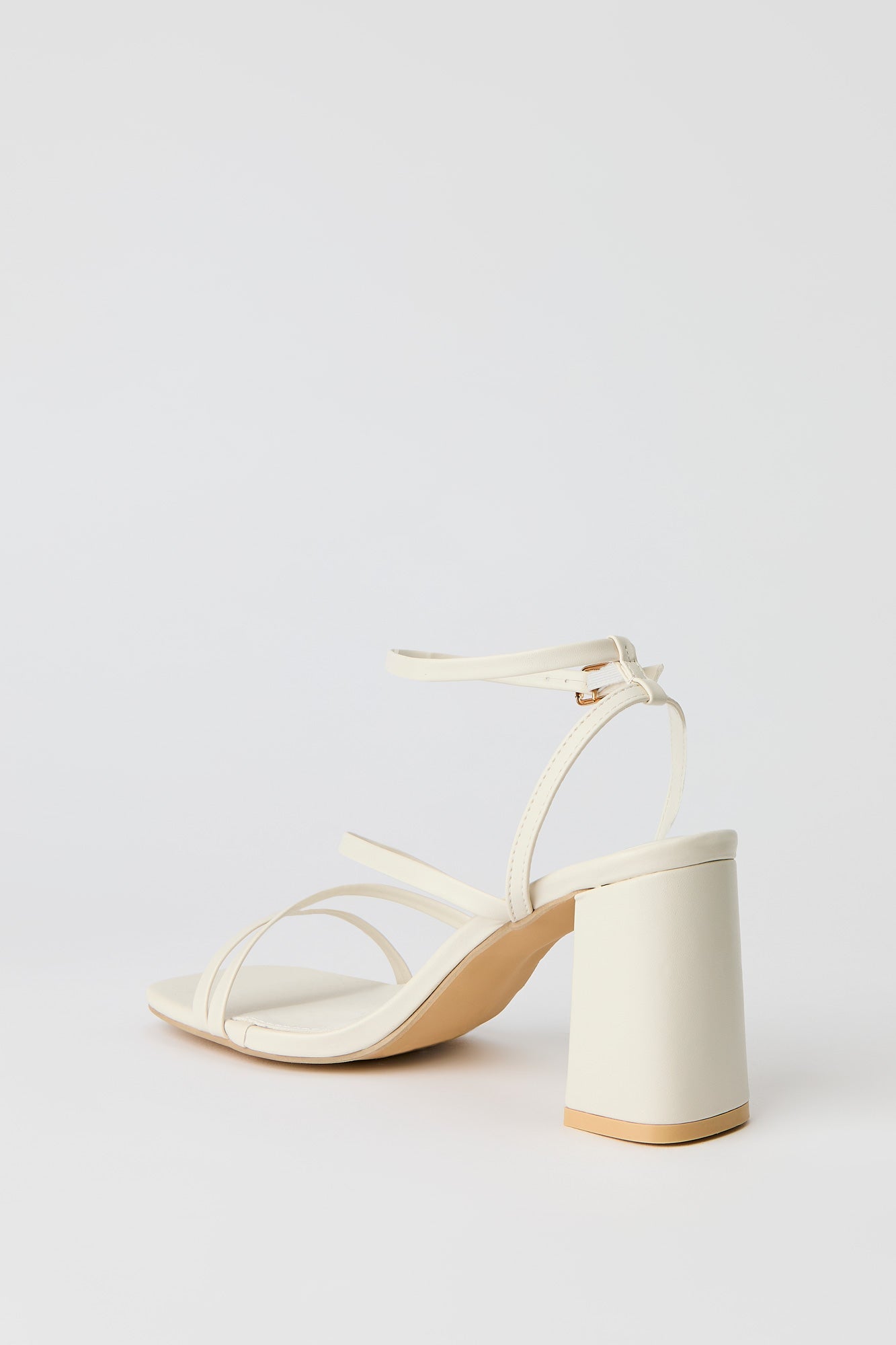 Strappy Ankle Strap Block Heel