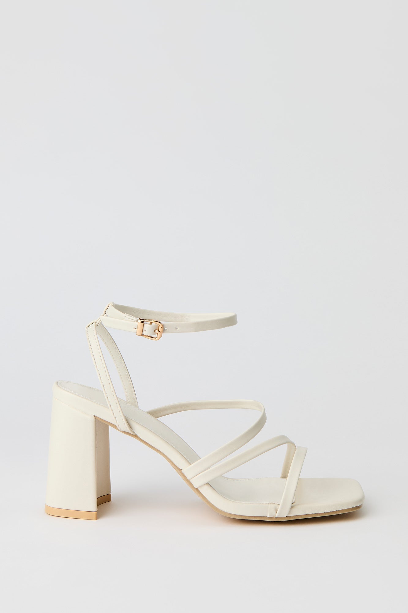 Strappy Ankle Strap Block Heel