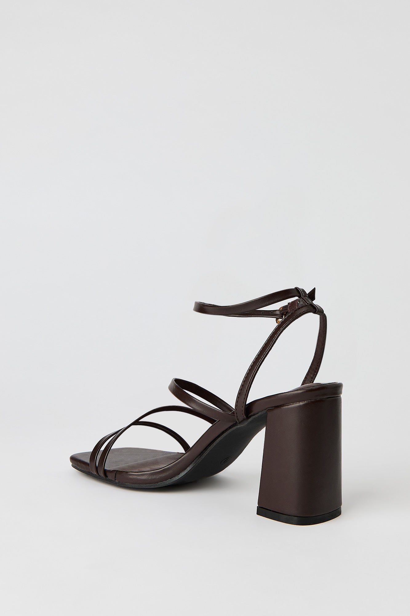 Strappy Ankle Strap Block Heel