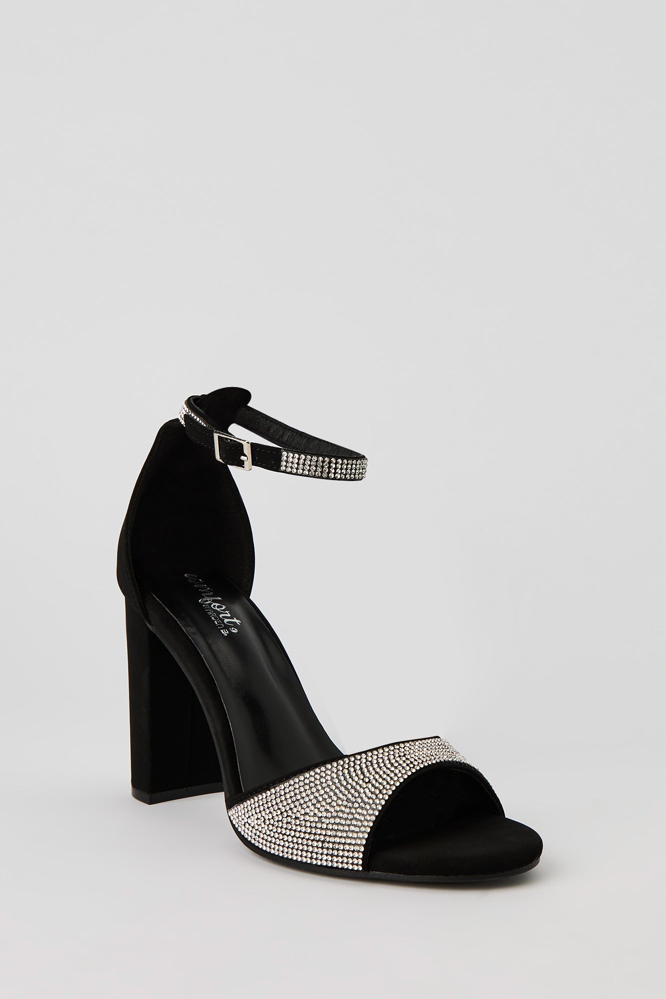 Rhinestone Ankle Band High Heel