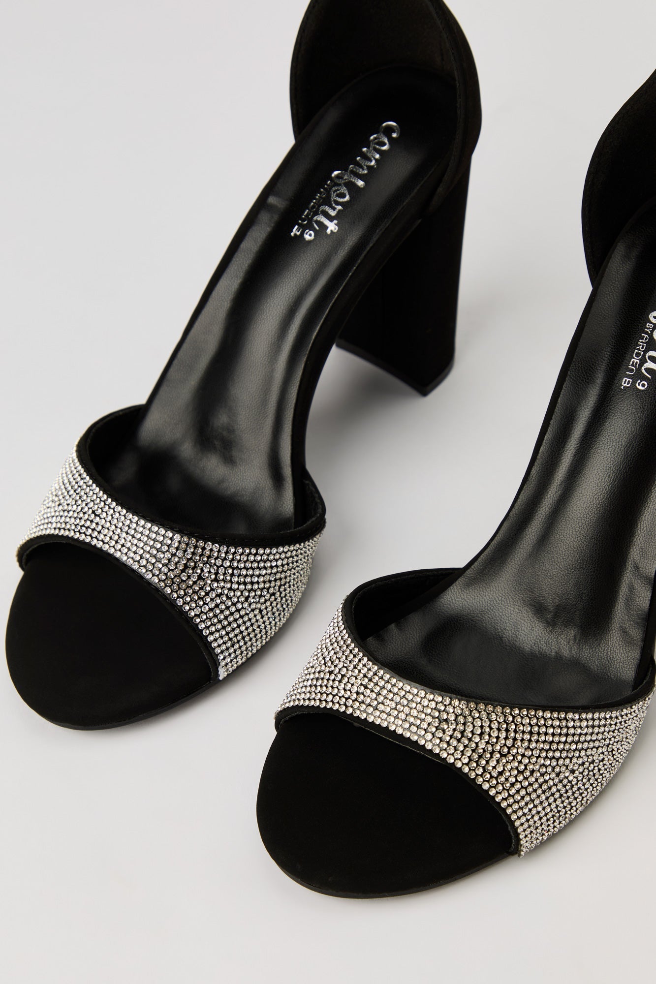 Rhinestone Ankle Band High Heel