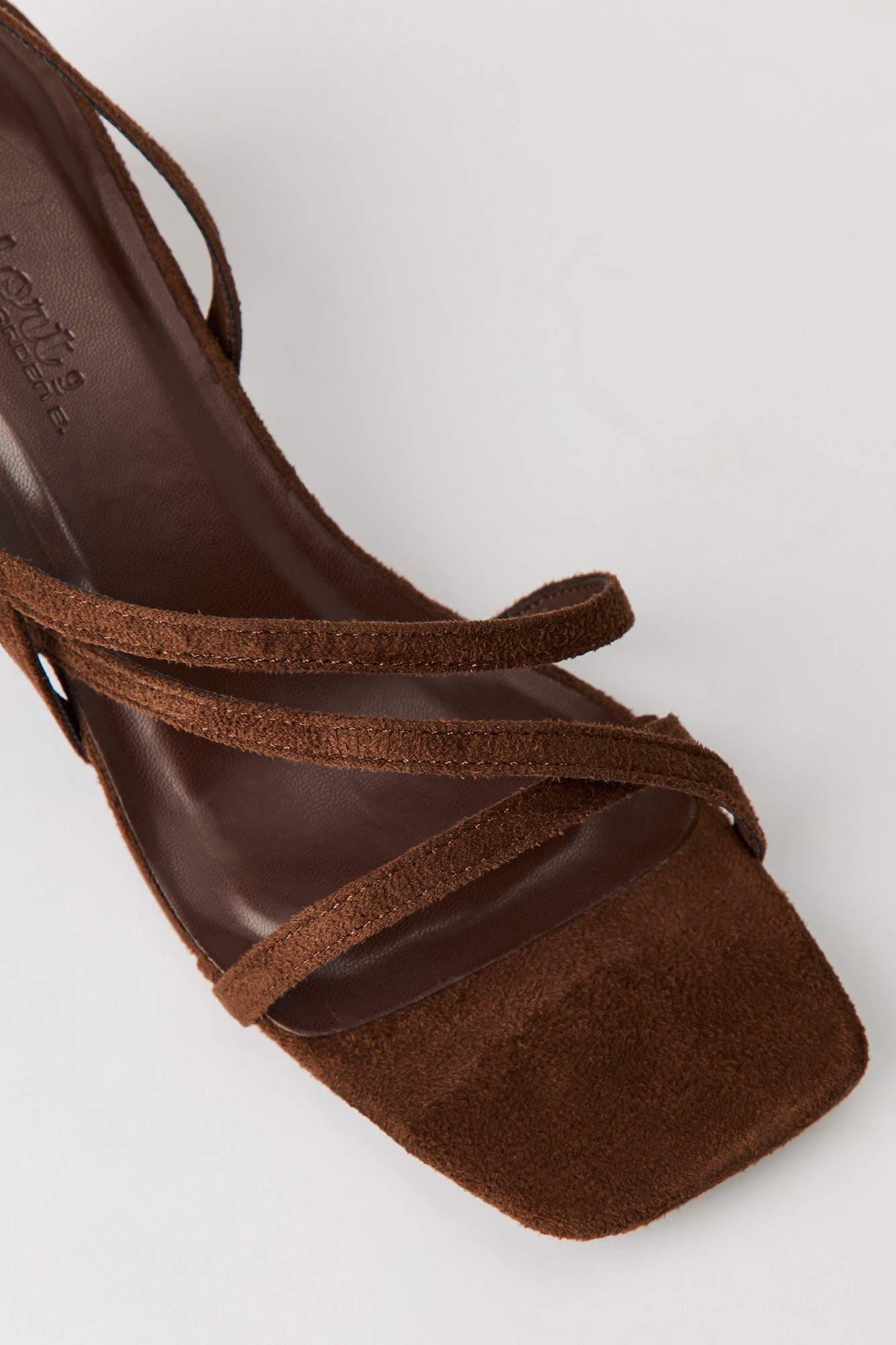 Faux Suede Strappy Block Heel