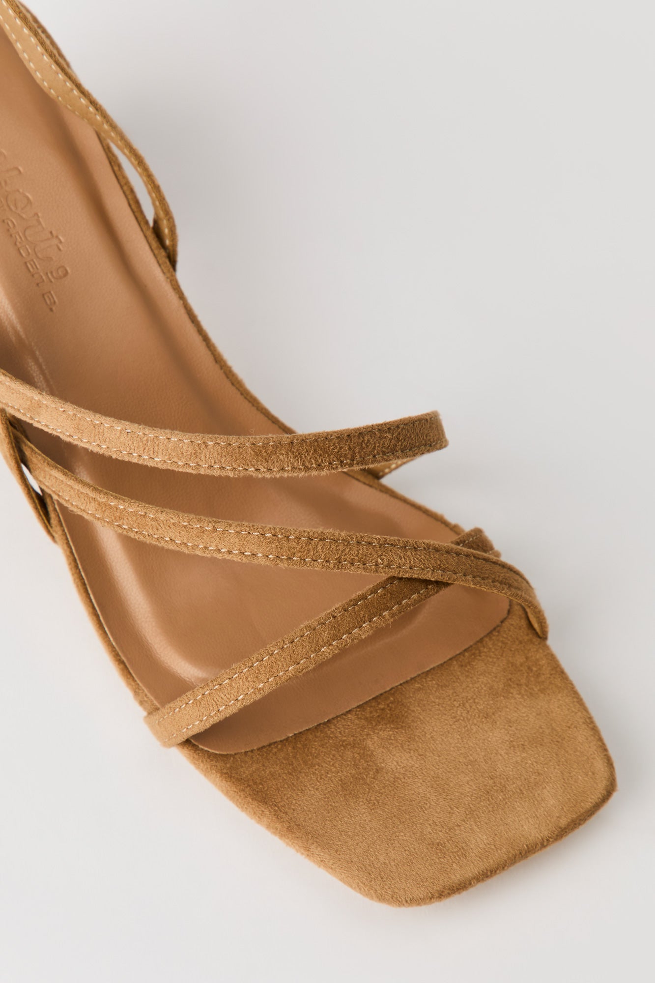 Faux Suede Strappy Block Heel
