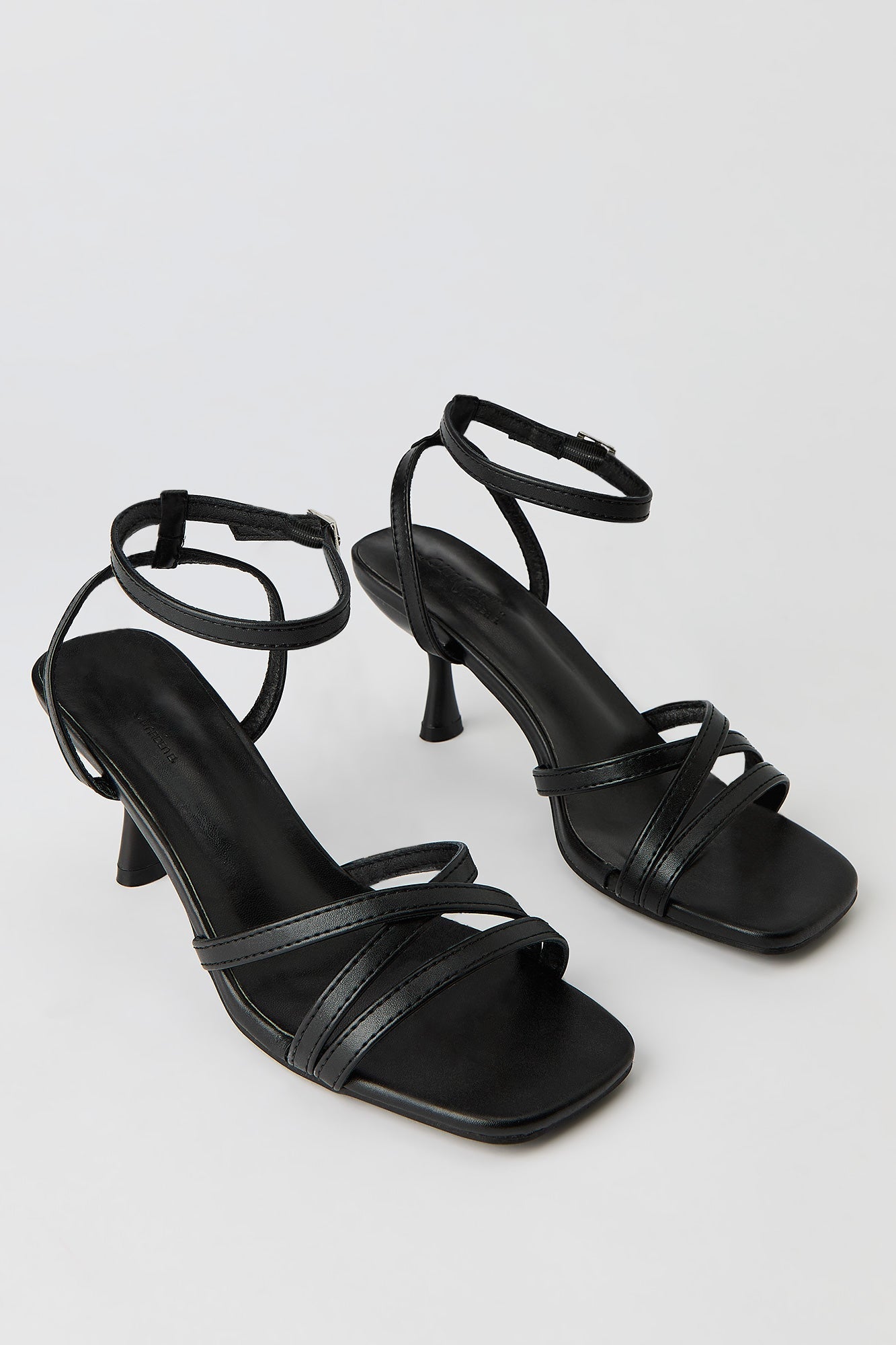 Strappy Ankle Strap Kitten Heel