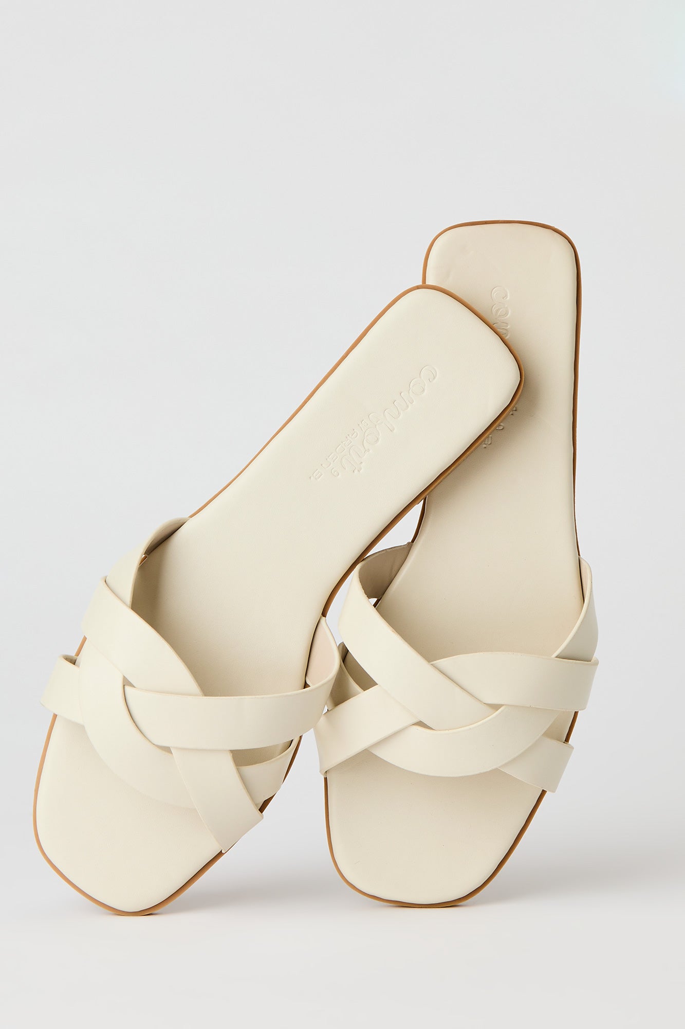 Faux Leather Braided Sandal