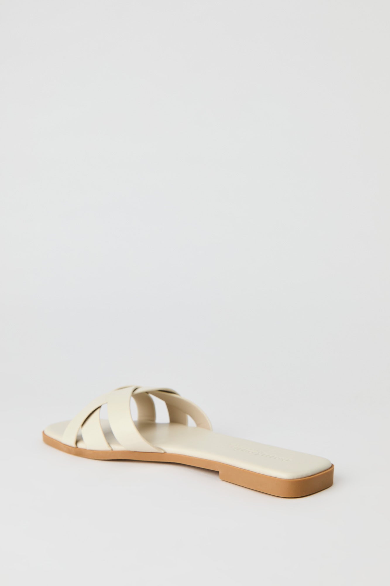 Faux Leather Braided Sandal