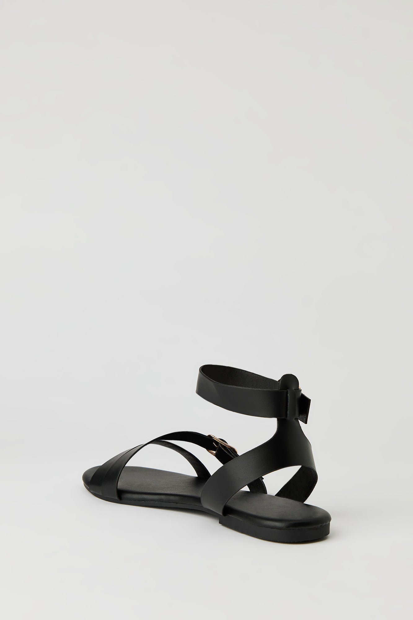 Double Buckle Ankle Sandal