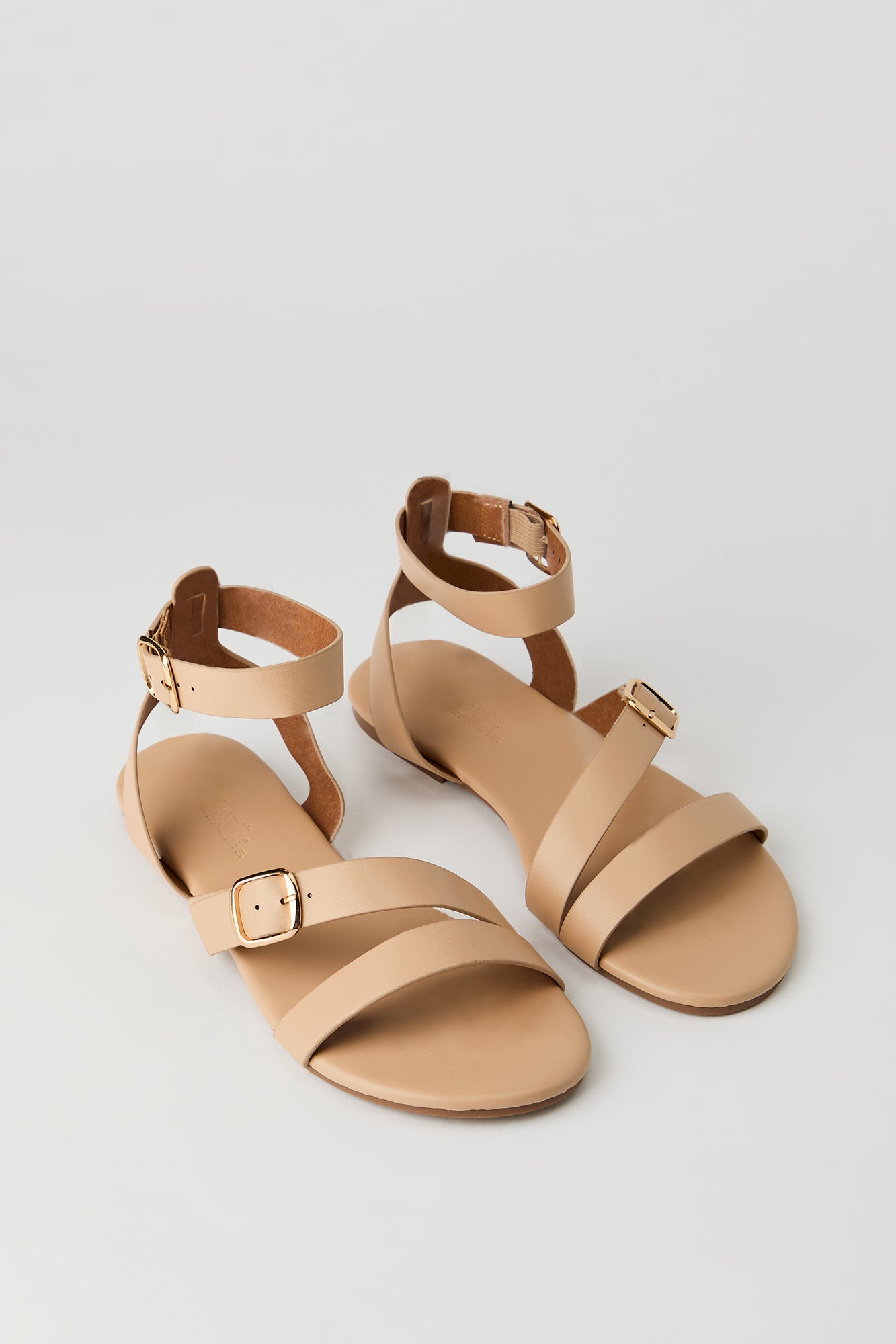 Double Buckle Ankle Sandal