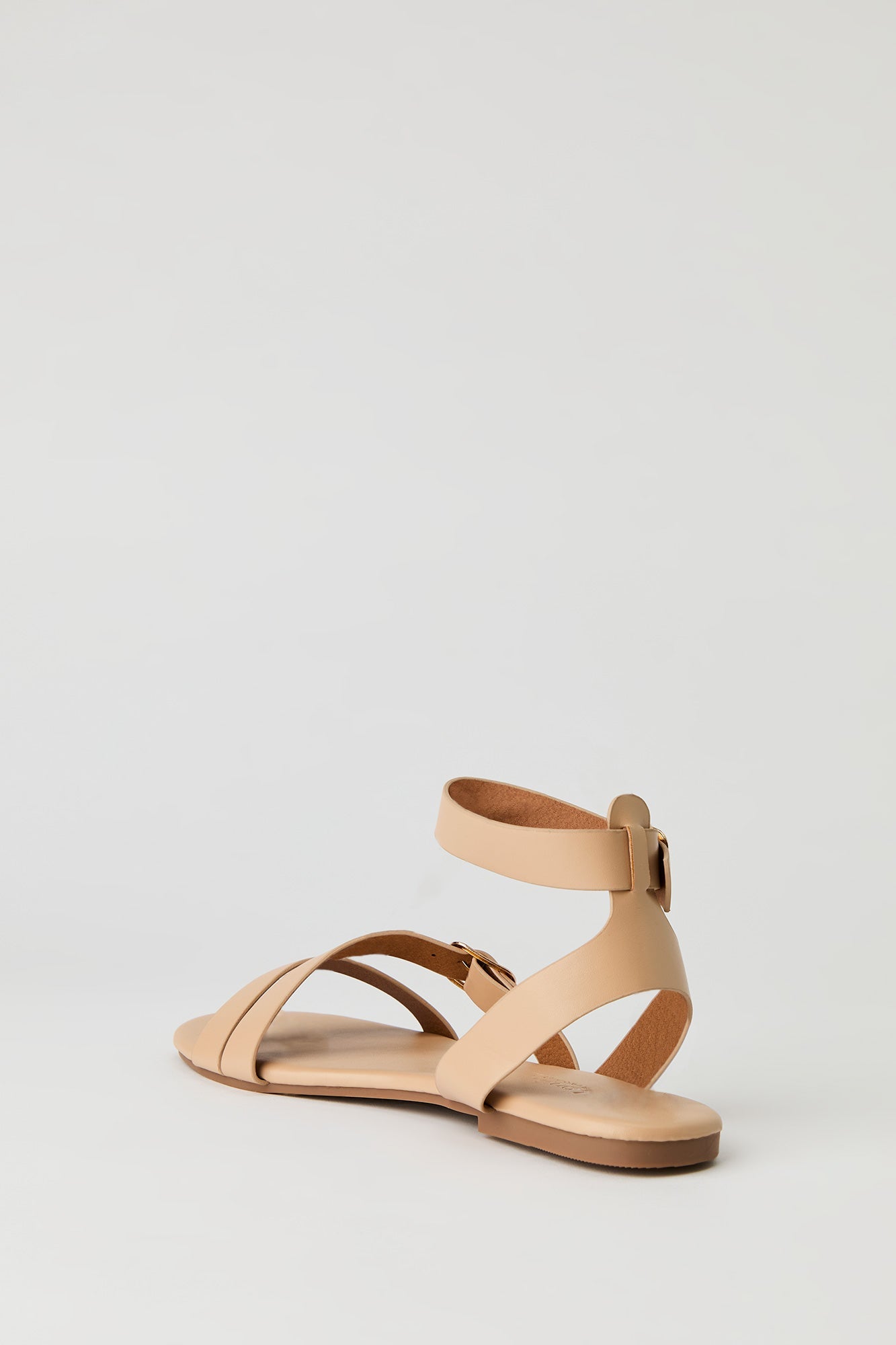 Double Buckle Ankle Sandal