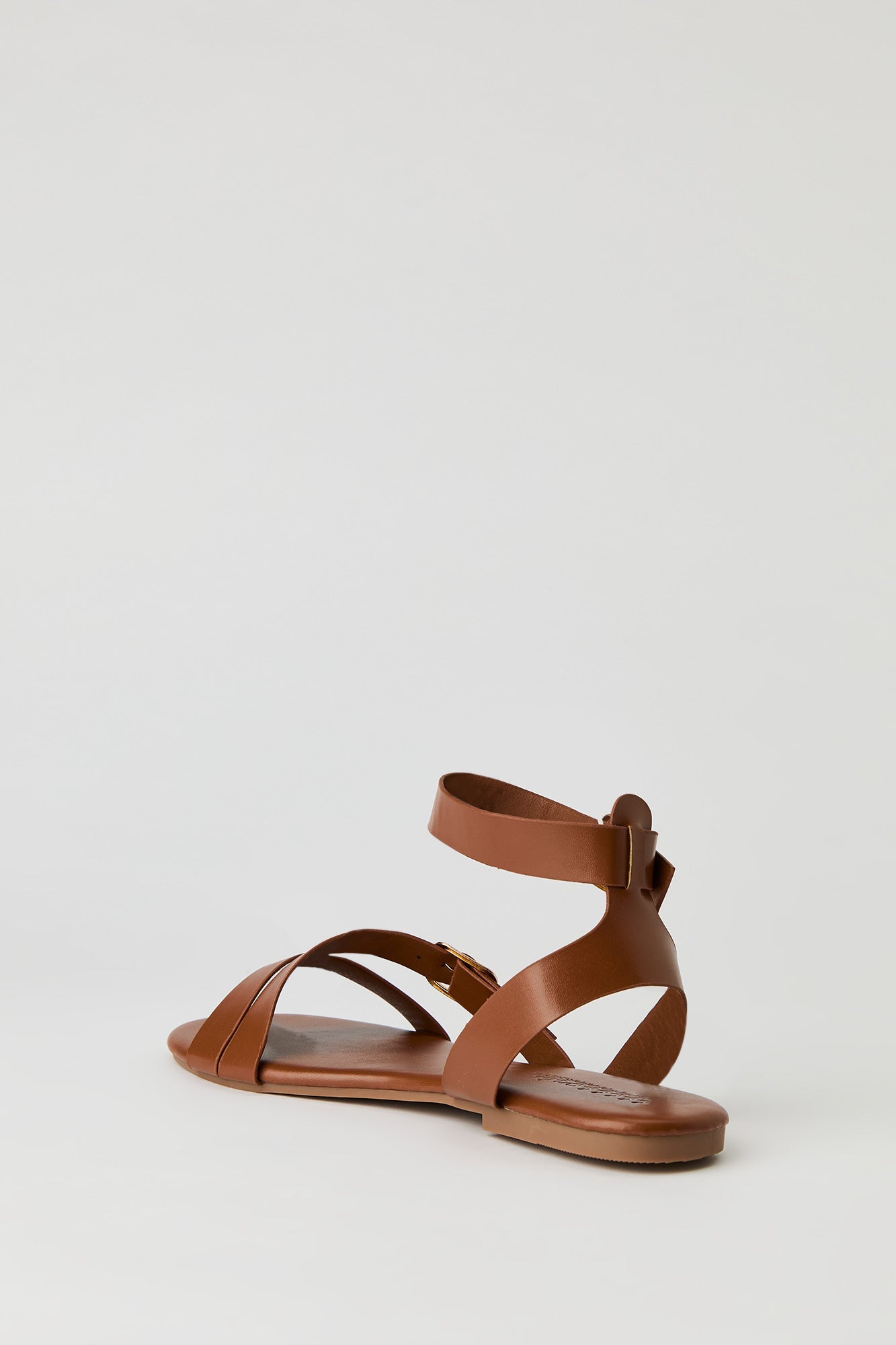 Double Buckle Ankle Sandal