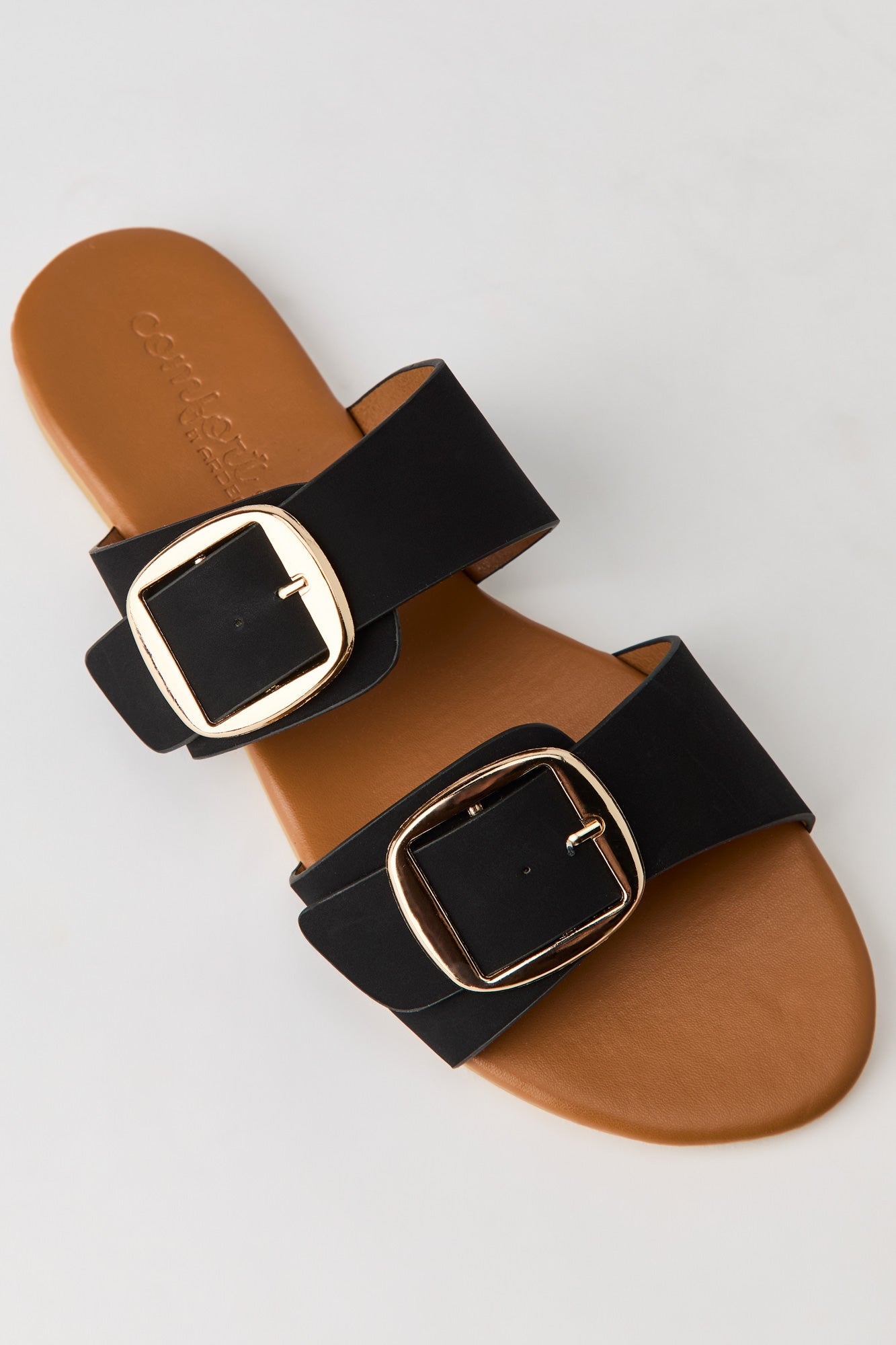 Large Double Buckle Sandal