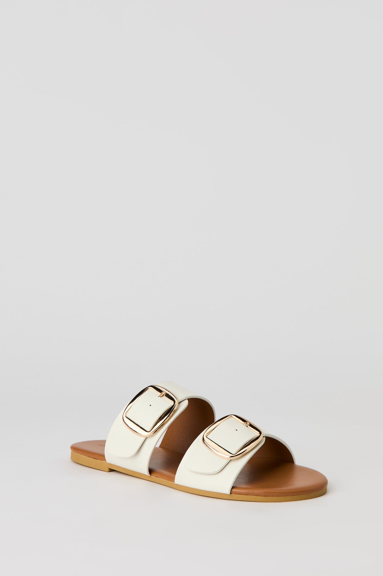 Large Double Buckle Sandal
