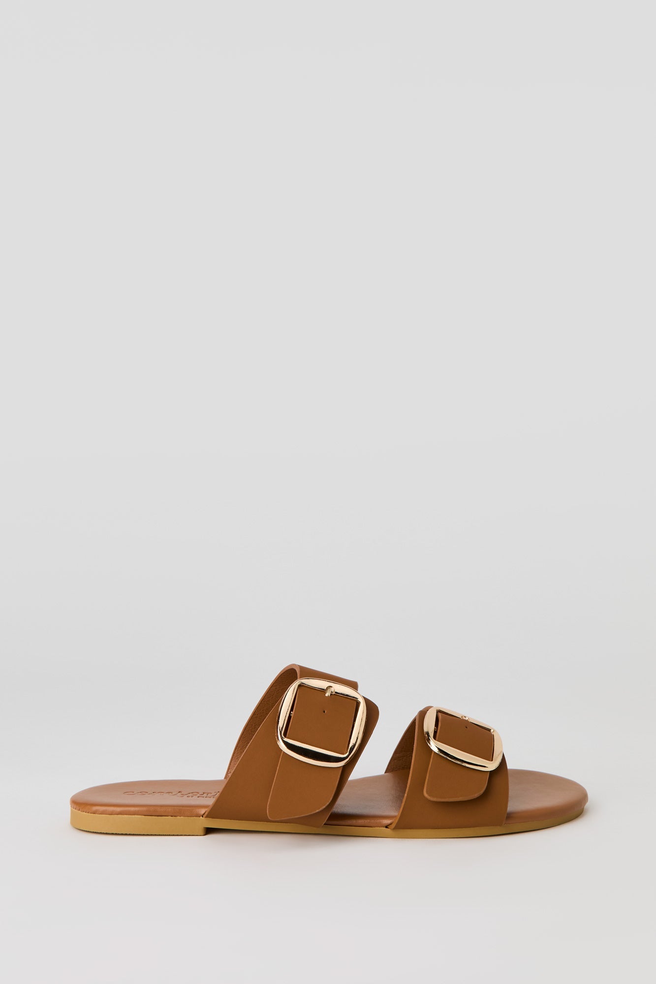 Large Double Buckle Sandal