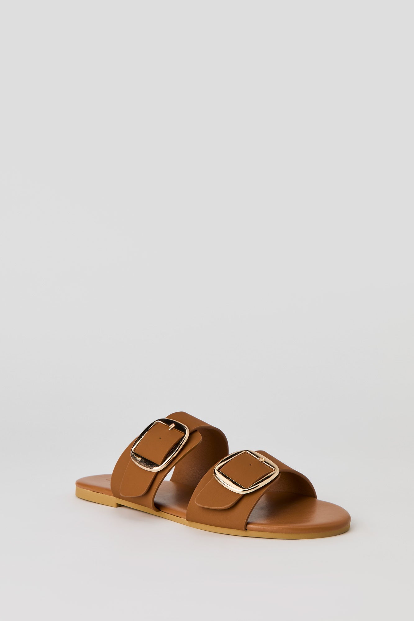 Large Double Buckle Sandal