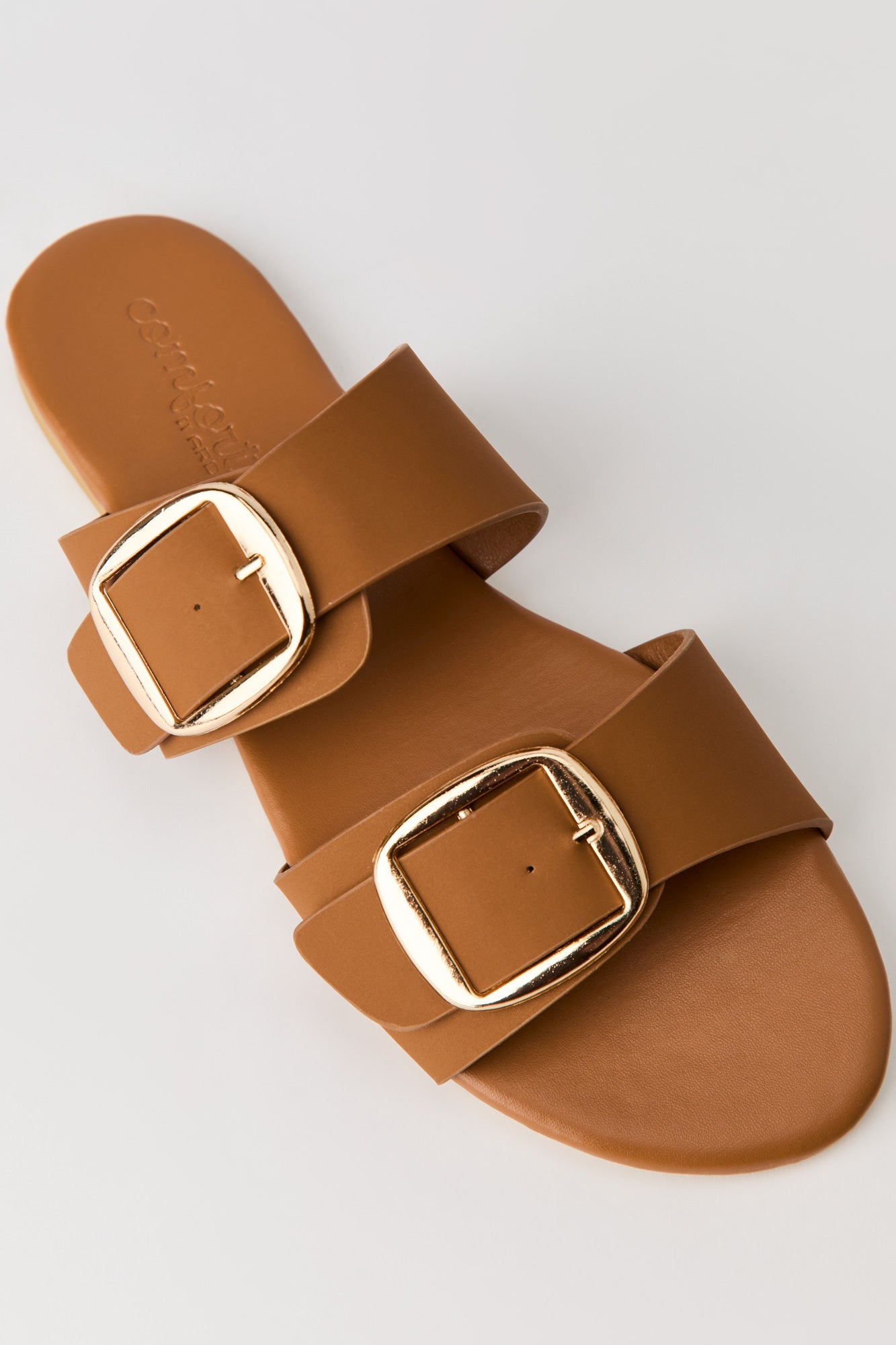Large Double Buckle Sandal