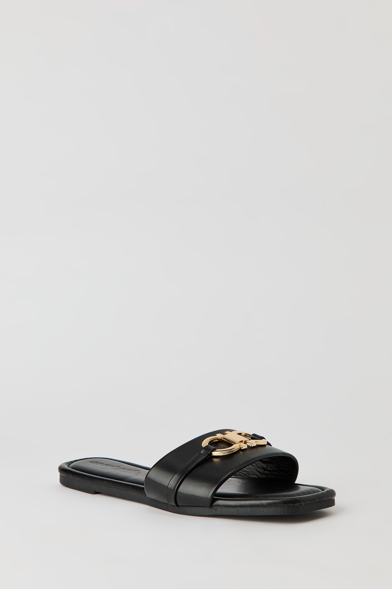 Status Printed Metal Buckle Sandal