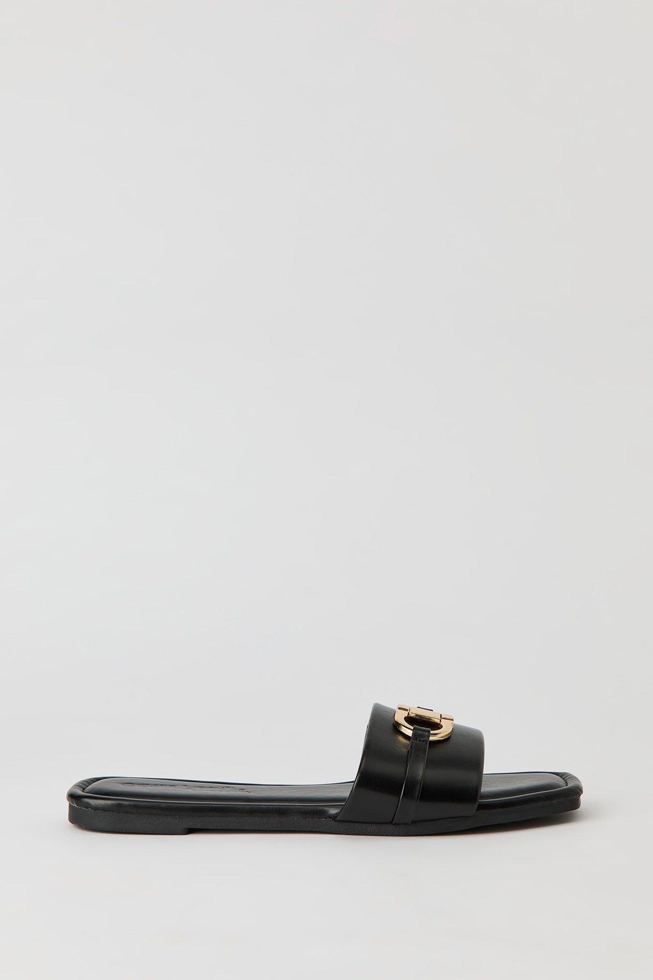 Status Printed Metal Buckle Sandal