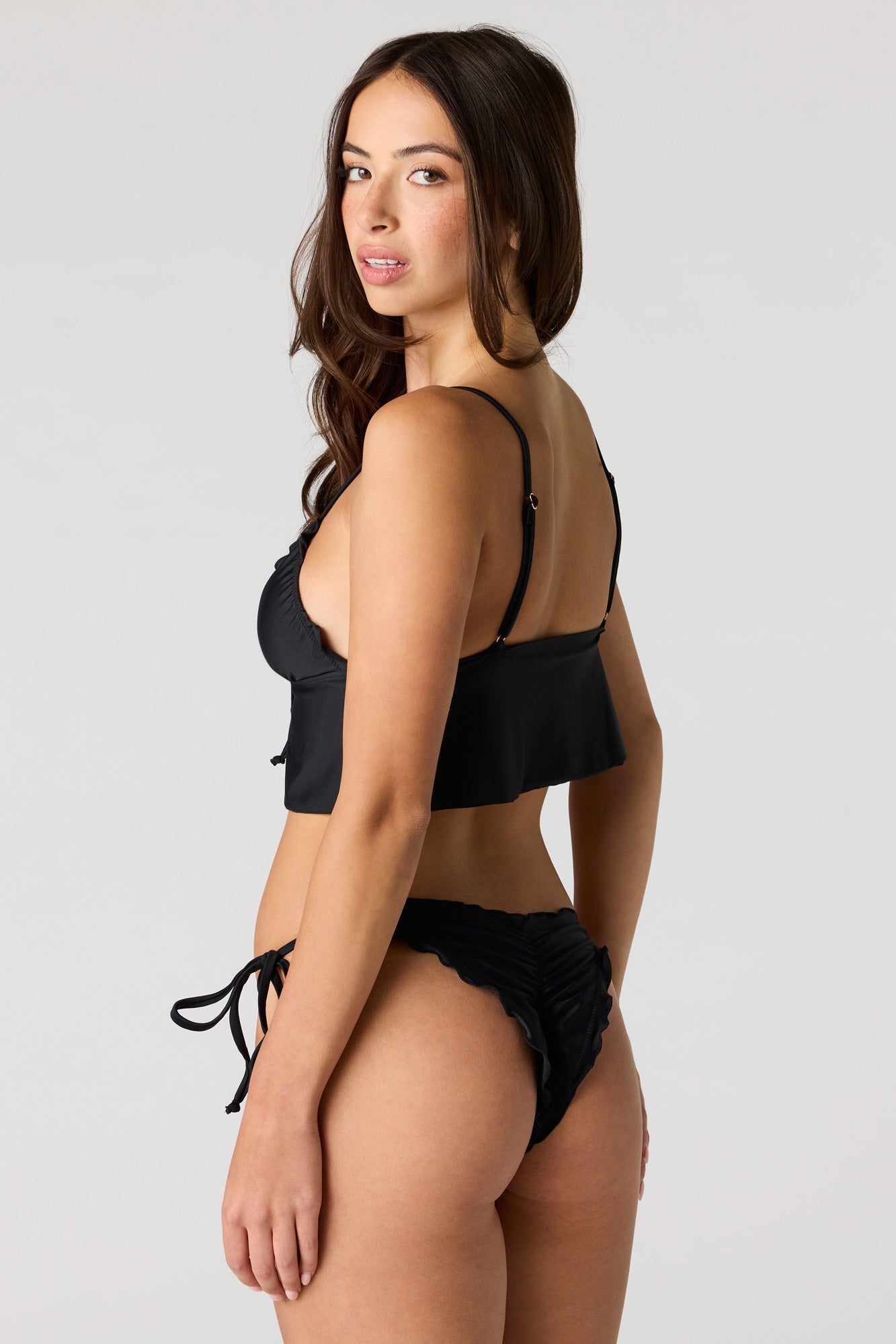 Ruffle Cheeky Bikini Bottom