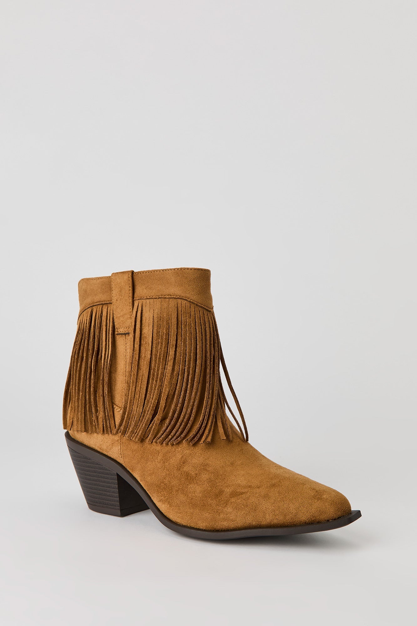 Fringe Cowboy Ankle Boot
