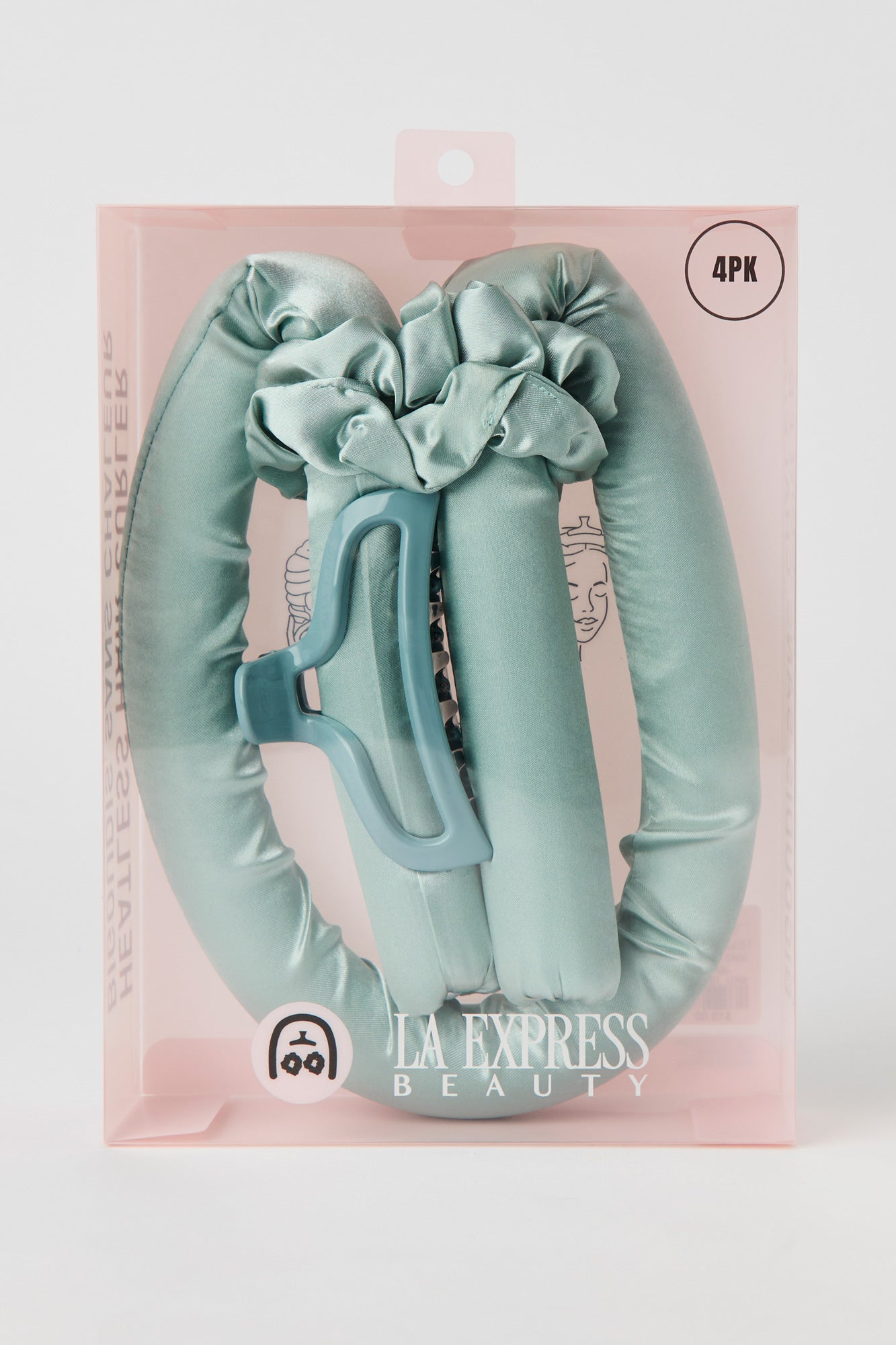 Heatless Hair Roller Set (4 Pcs)