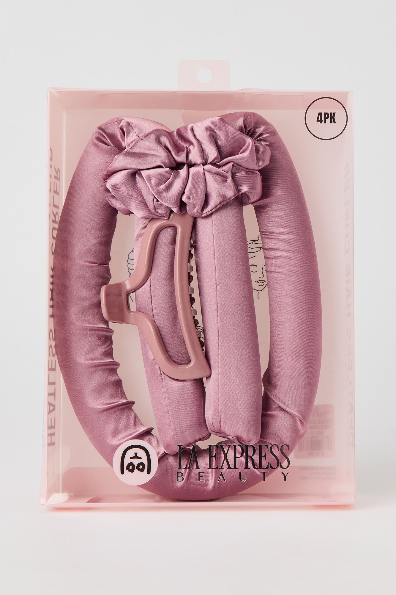 Heatless Hair Roller Set (4 Pcs)
