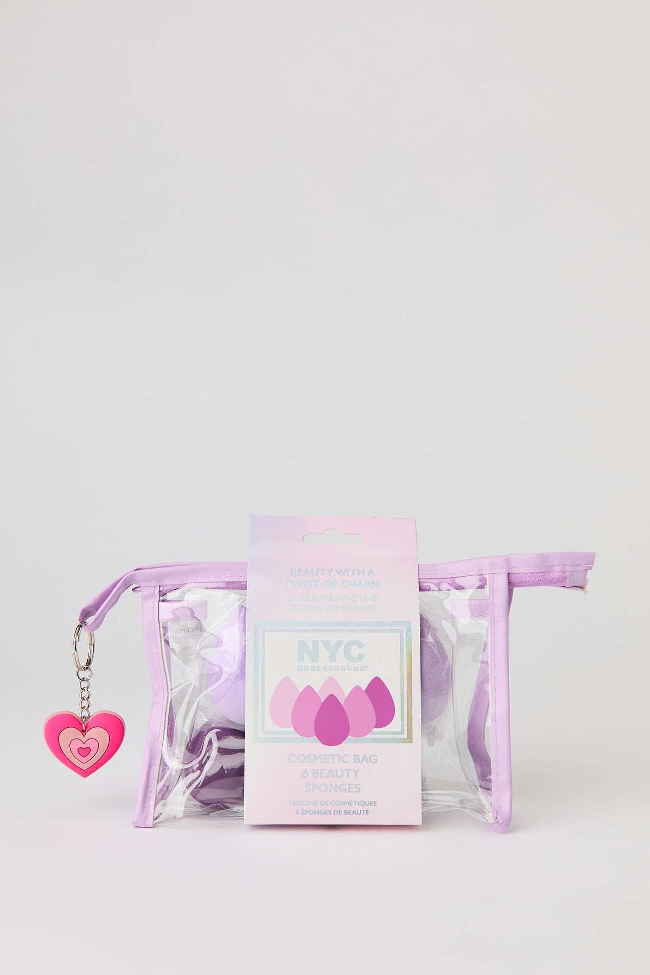 Beauty Sponge & Cosmetic Bag Set