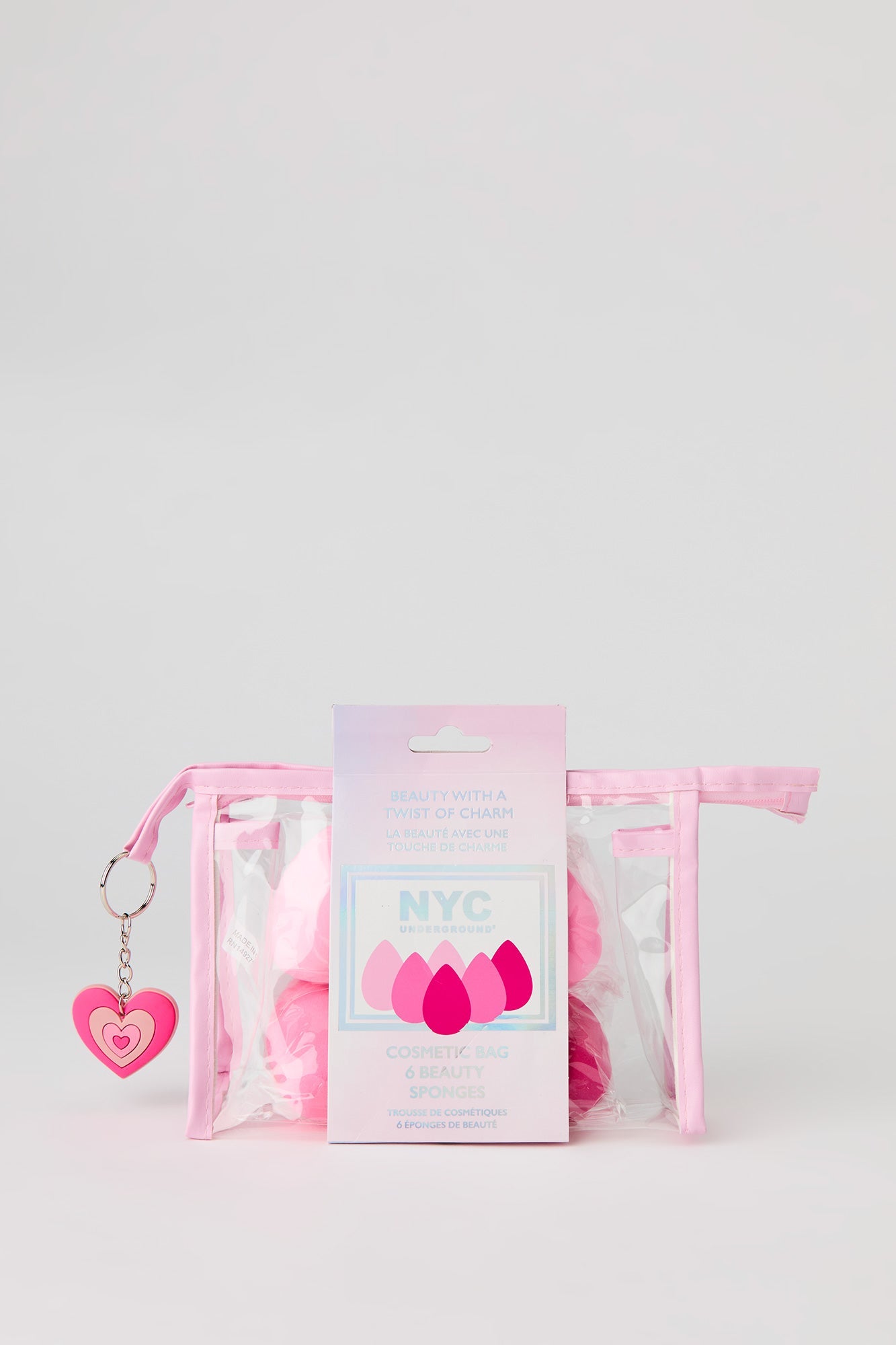Beauty Sponge & Cosmetic Bag Set