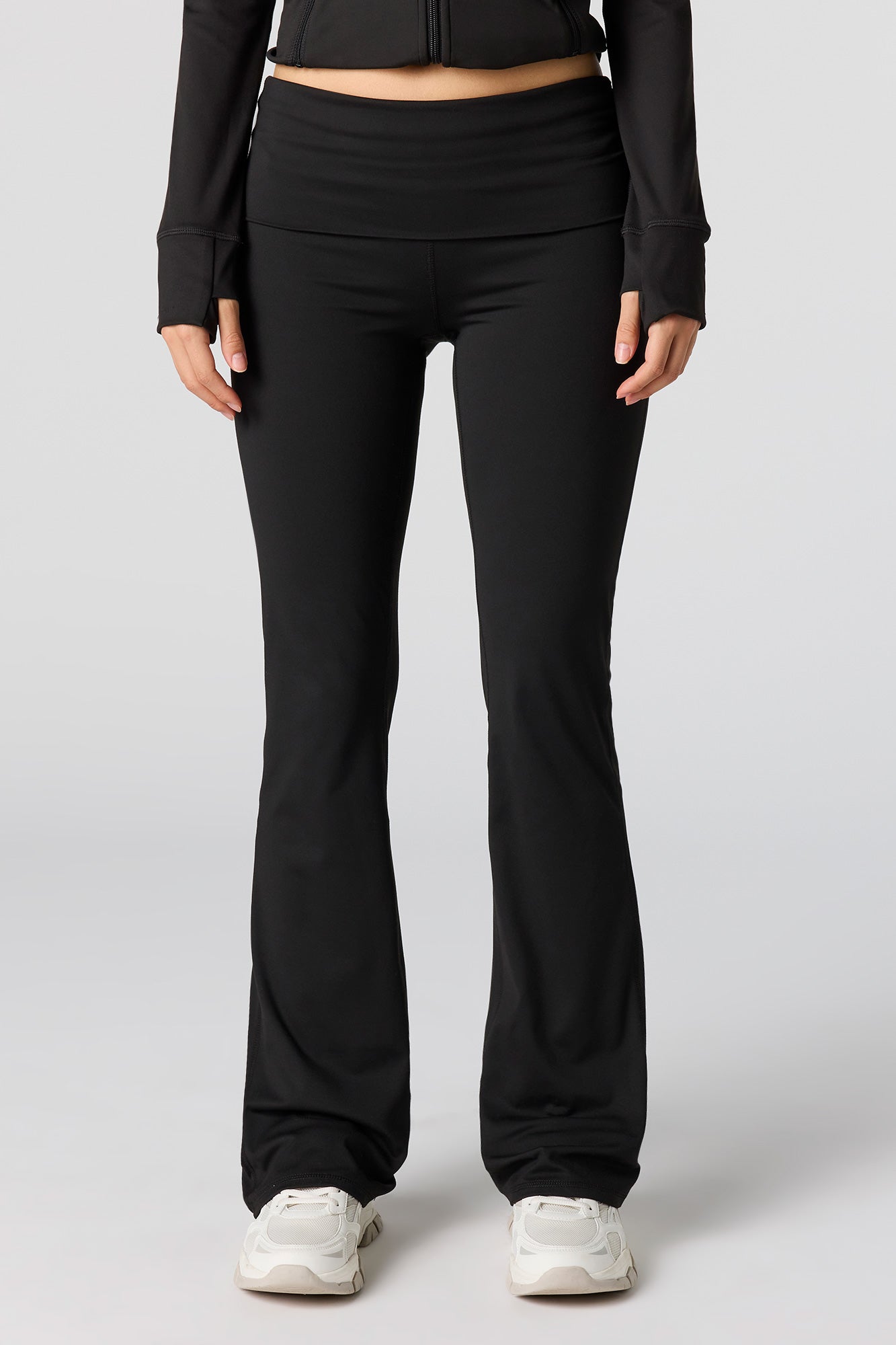 Active Foldover Waist Flare Legging