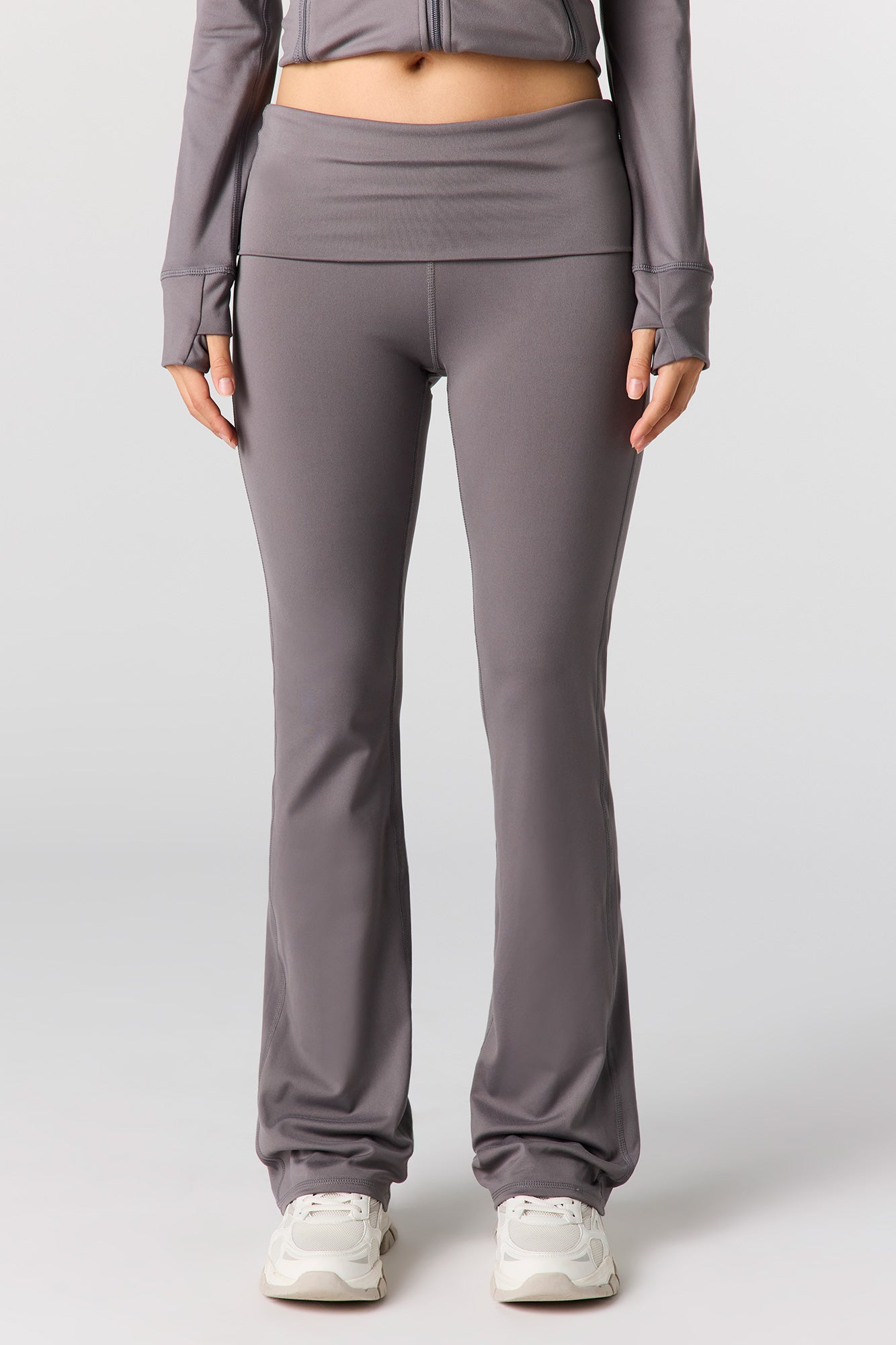 Active Foldover Waist Flare Legging