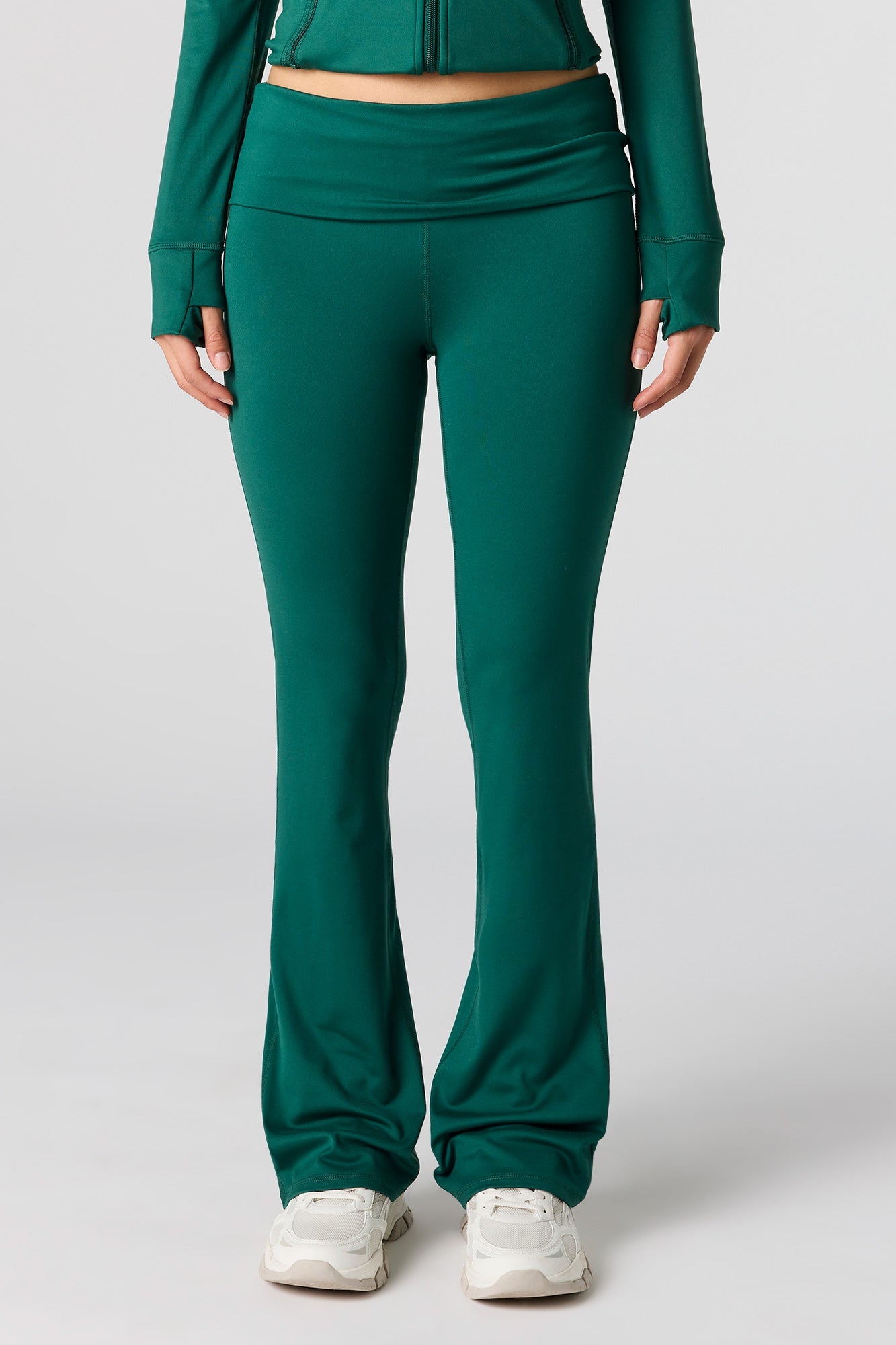 Active Foldover Waist Flare Legging