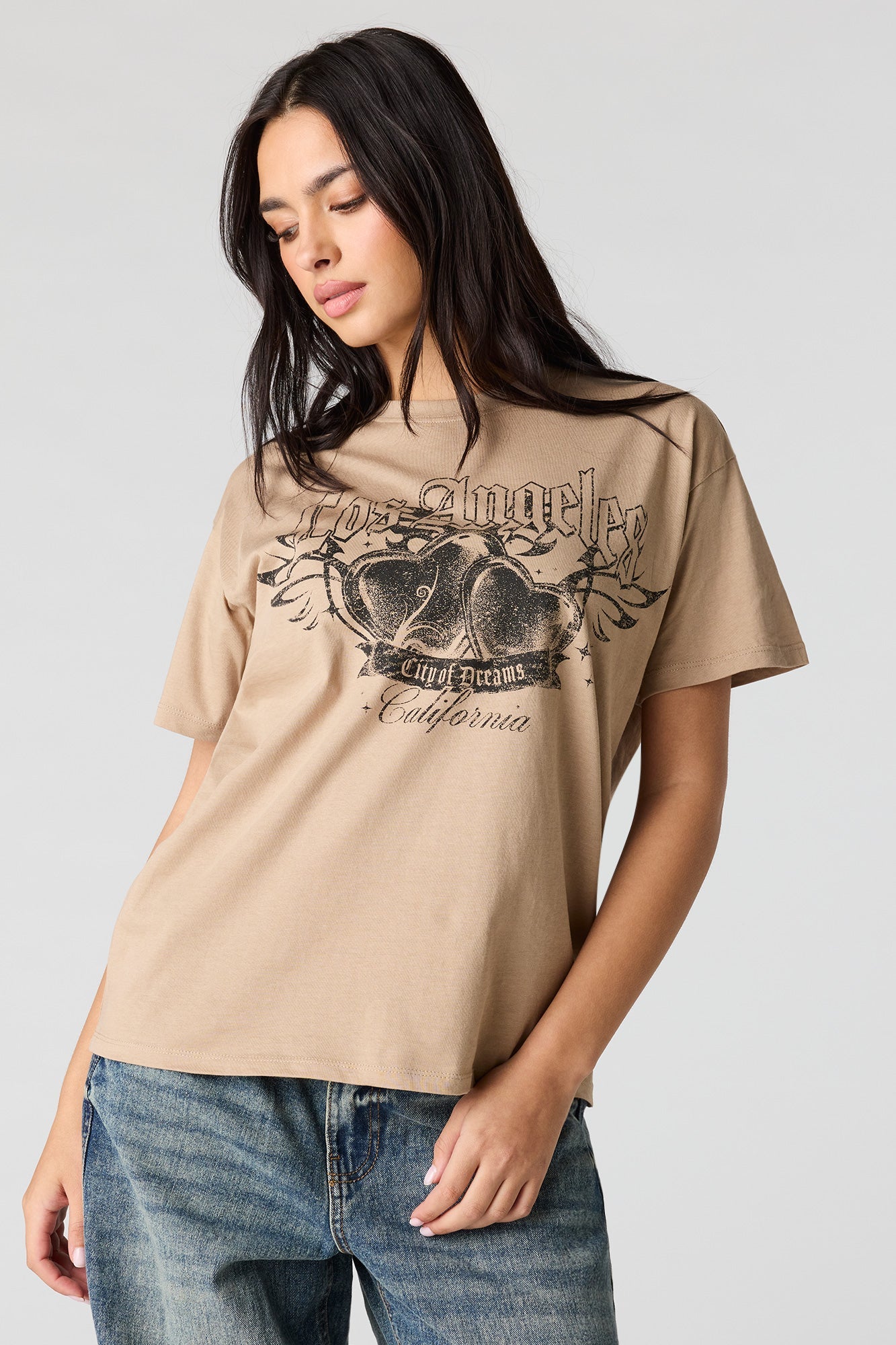Grunge Graphic Boyfriend T-Shirt