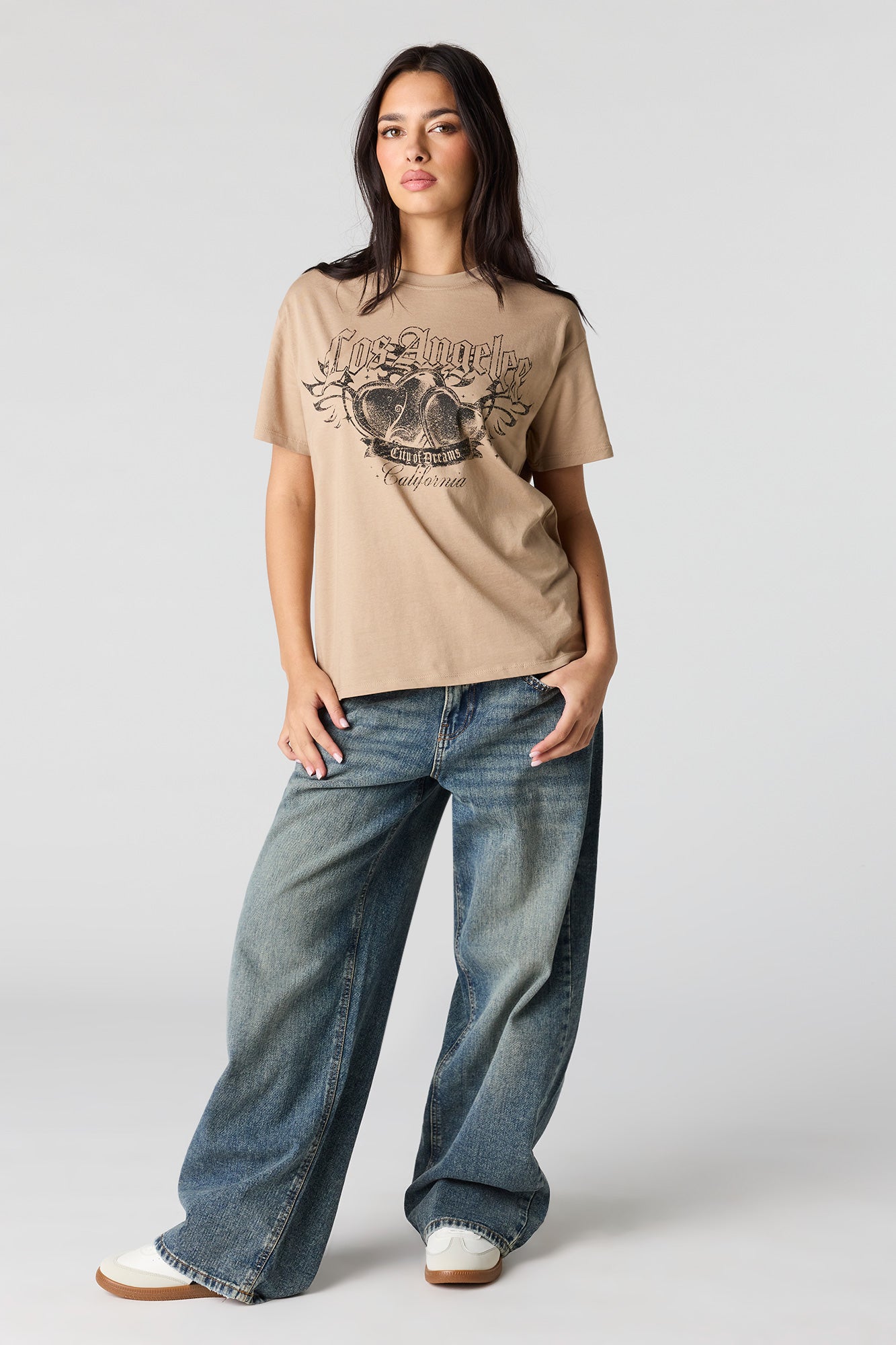Grunge Graphic Boyfriend T-Shirt